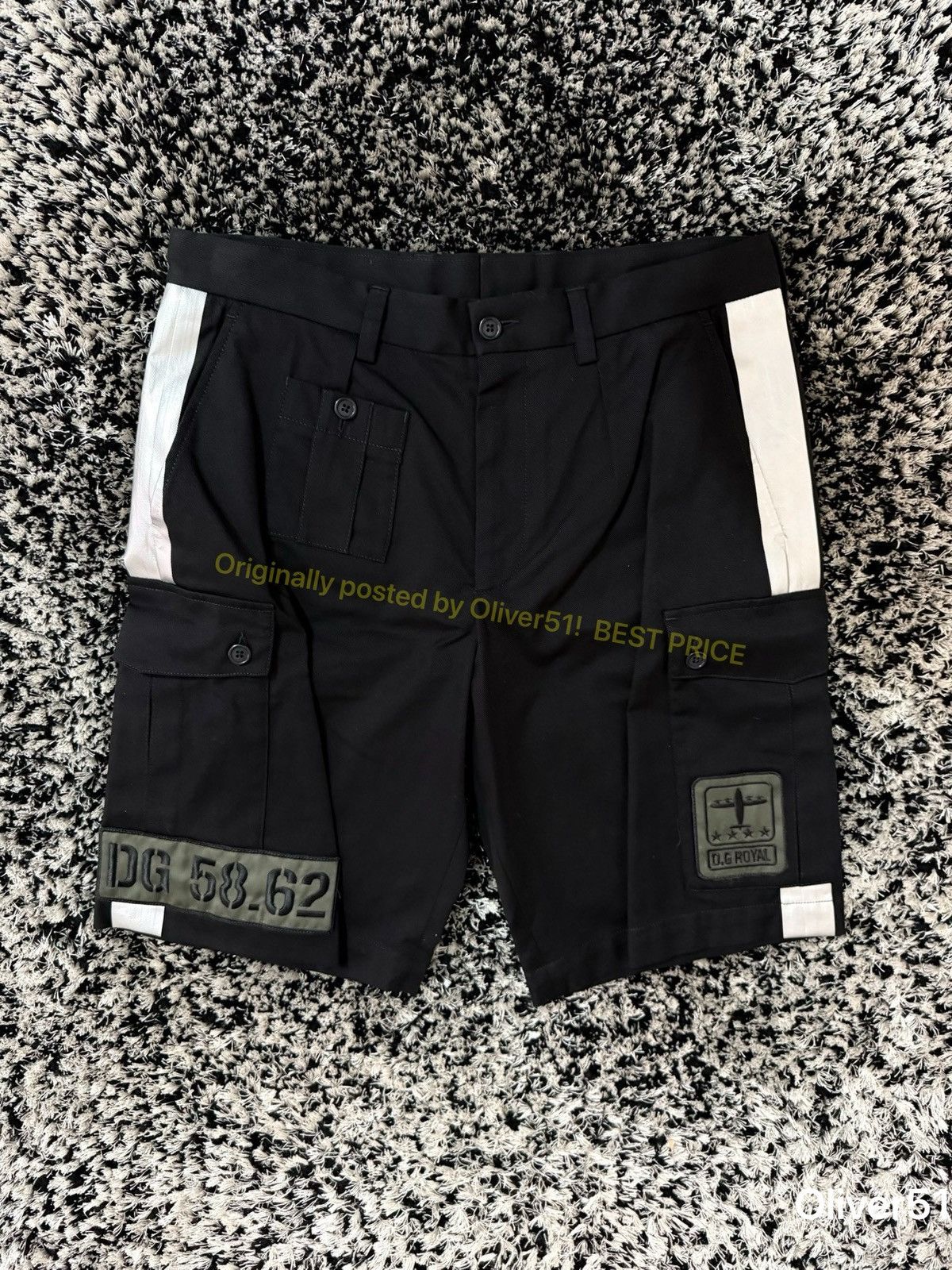 Dolce & Gabbana Dolce & Gabbana Cargo Multi Pocket Shorts 33 Size