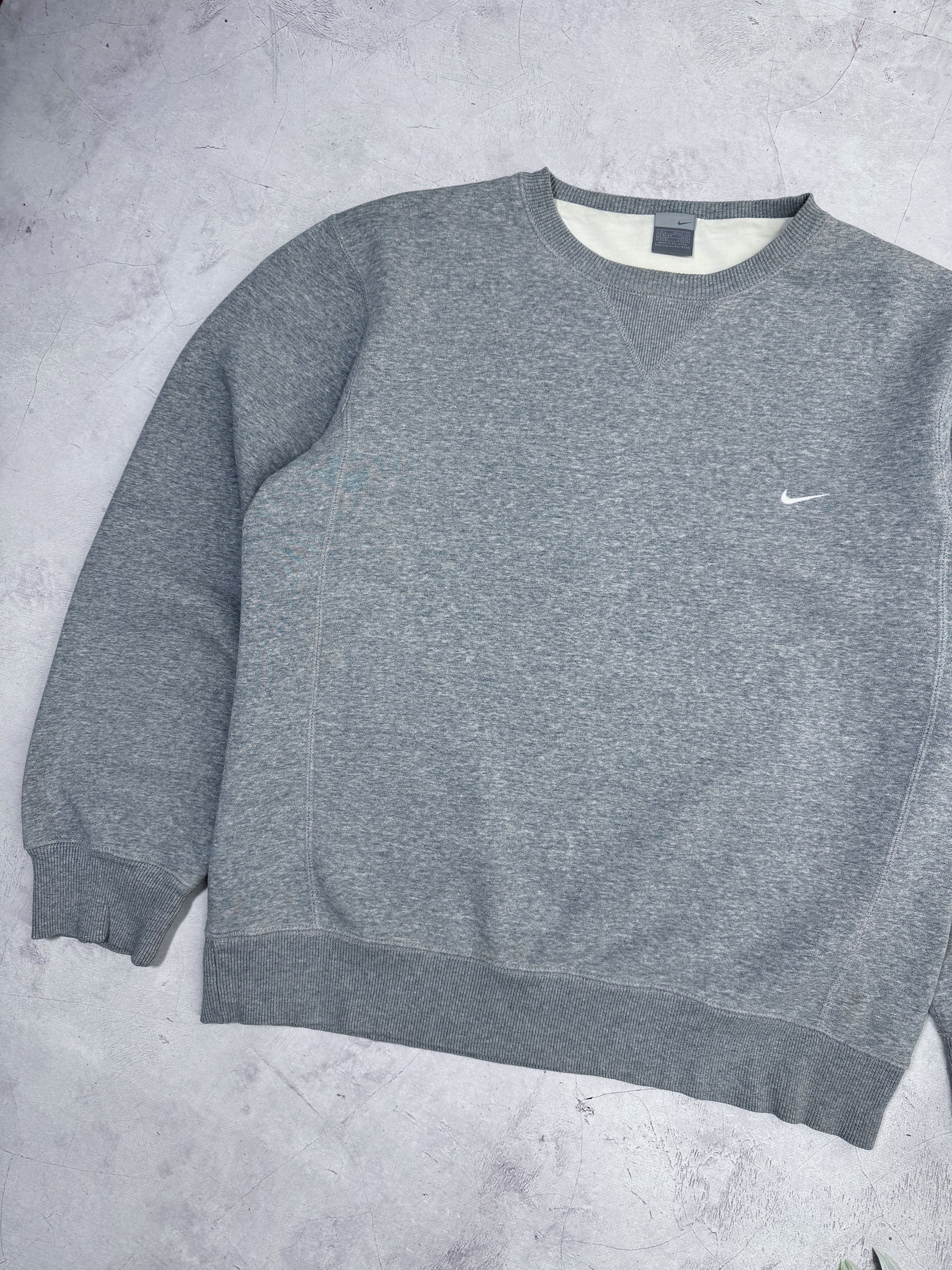 Nike × Vintage Y2K Nike Sweatshirt Small Swoosh Logo Basic Size US L / EU 52-54 / 3 - 2 Thumbnail