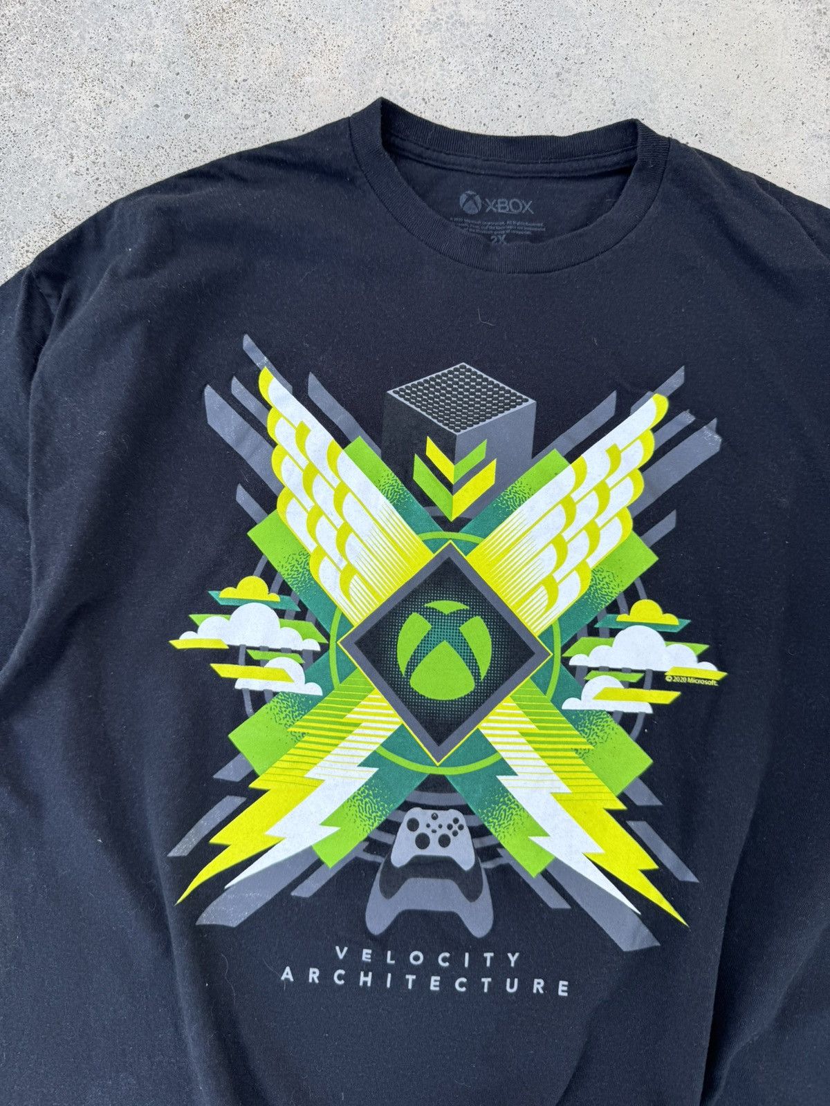 Vintage 2000s Velocity Architecture Xbox Video Games Tees Size US XXL / EU 58 / 5 - 2 Thumbnail