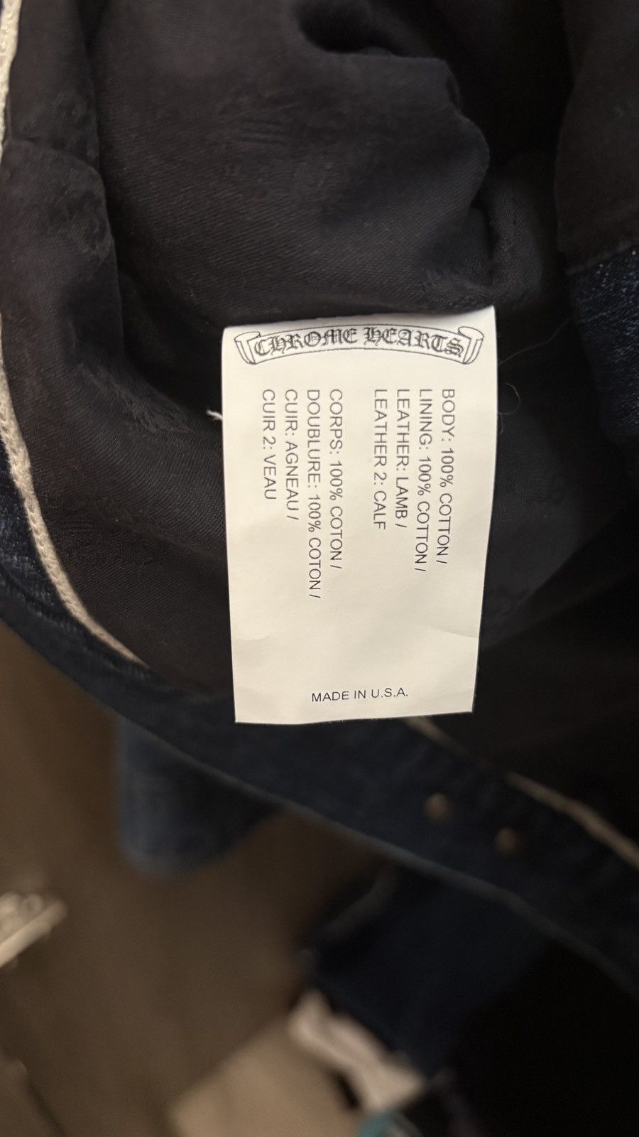 Chrome Hearts Chrome Hearts Denim Jacket L Size US L / EU 52-54 / 3 - 9 Thumbnail