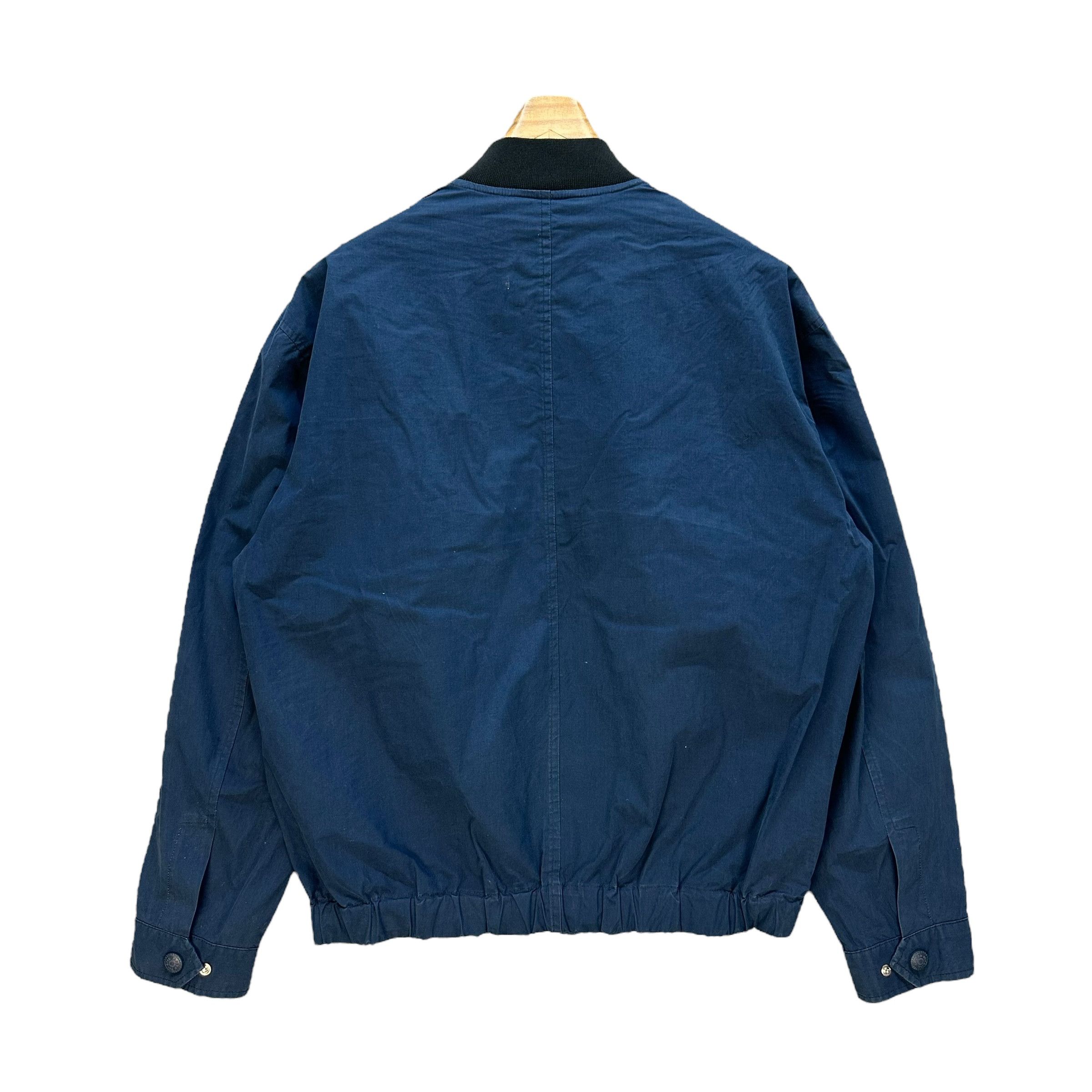 Alfred Dunhill ALFRED DUNHILL Small Logo Casual Bomber Jacket #1512-A62 Size US S / EU 44-46 / 1 - 13 Thumbnail