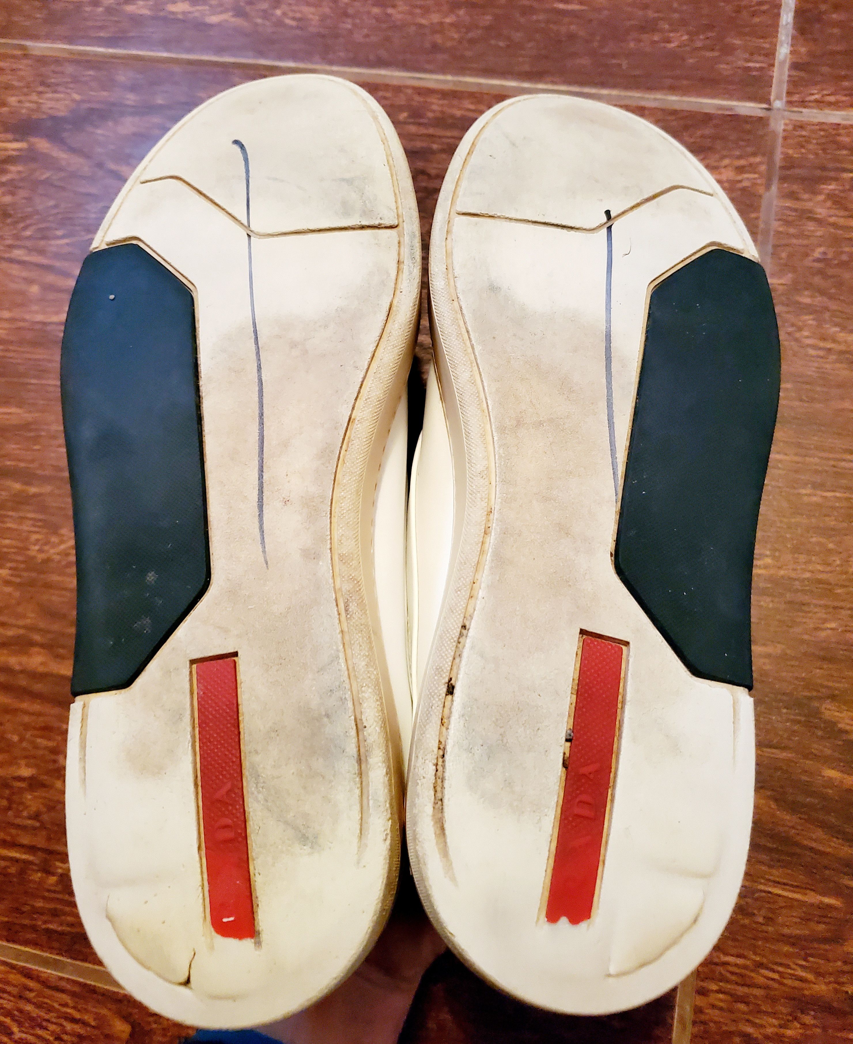 Prada Prada Sport Leather Sneakers size 42,5, 43 Size US 9.5 / EU 42-43 - 5 Thumbnail