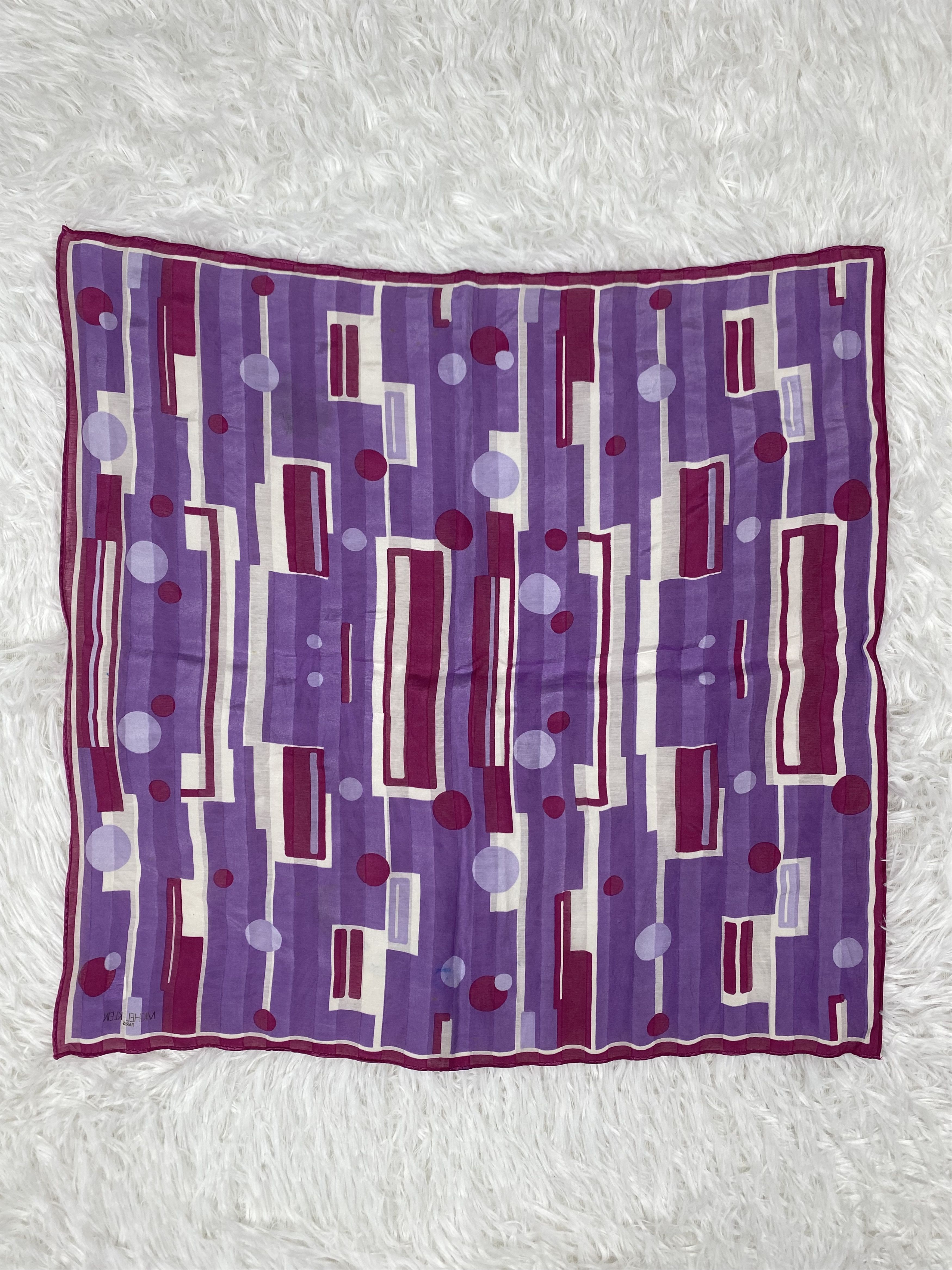 Michel Klein × Vintage Vintage Michel Klein Handkerchief Neckerchief PH0830 Size ONE SIZE - 4 Thumbnail