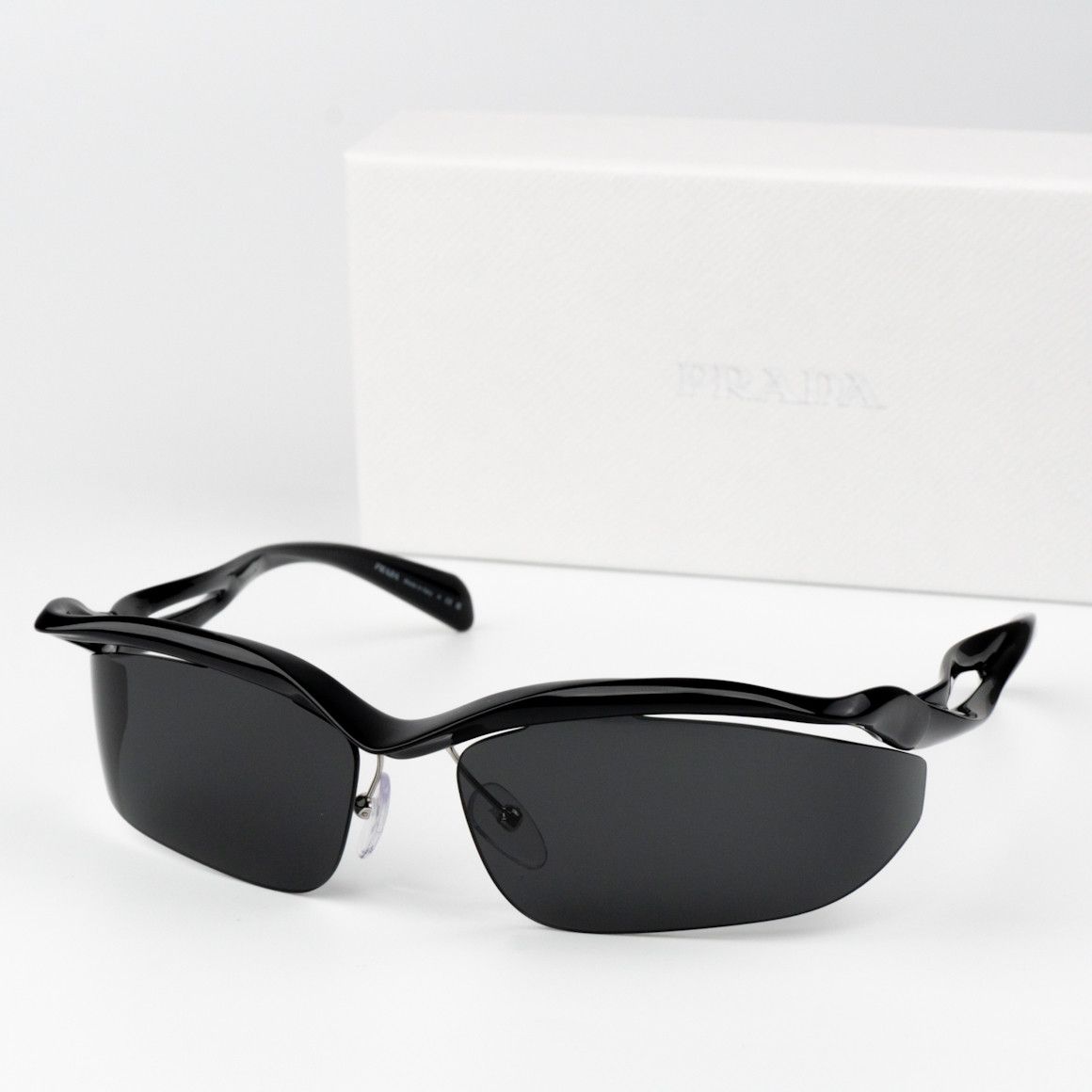 Prada NEW Prada PRA25S 1AB5S0 Cat Eye Unisex Sunglasses 0PR A25S Size ONE SIZE - 2 Thumbnail