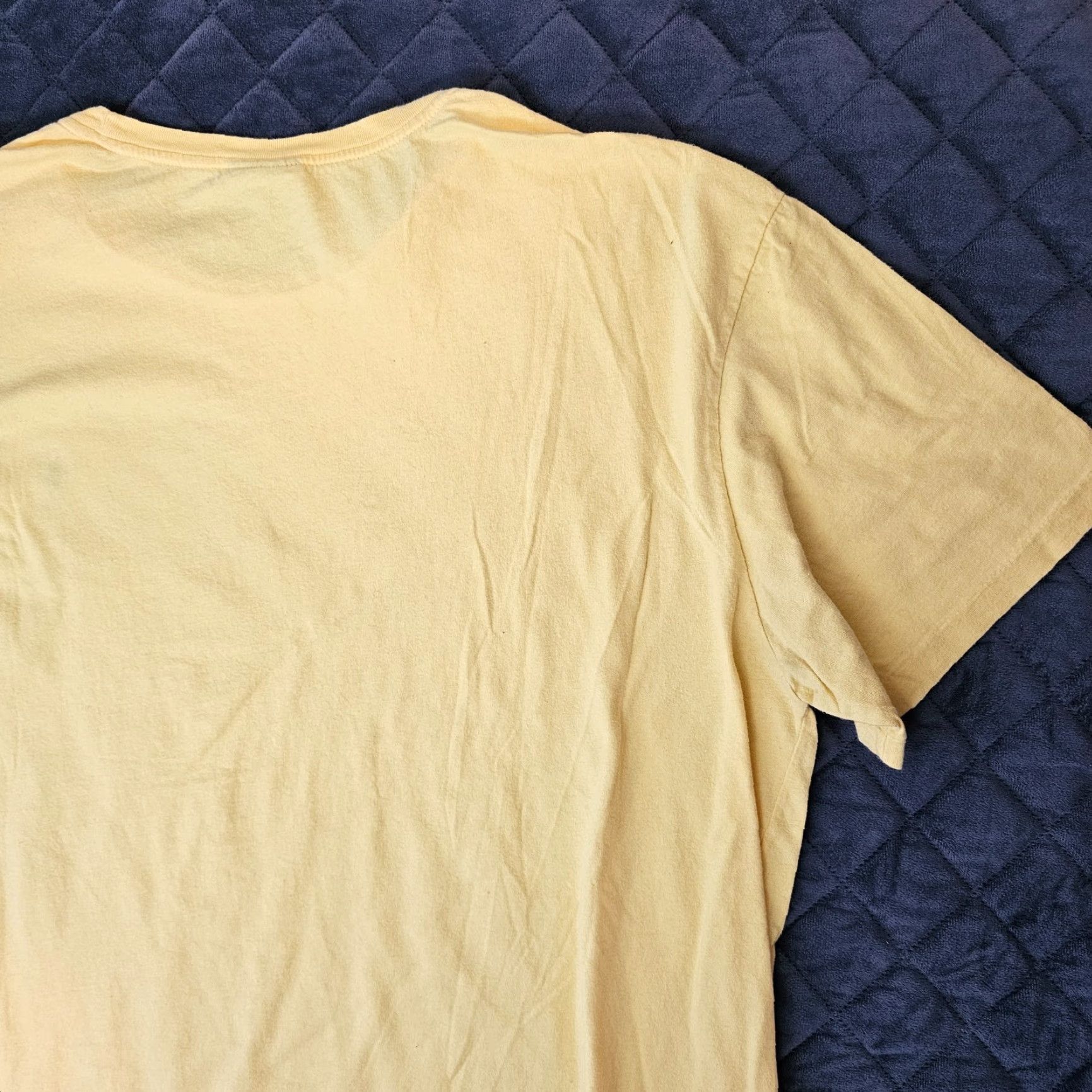 Ralph Lauren VINTAGE Polo Ralph Lauren T Shirt Yellow XL Blue Pony Logo Casual Men Regular Crew Neck Short Sleeve Size US XL / EU 56 / 4 - 8 Thumbnail