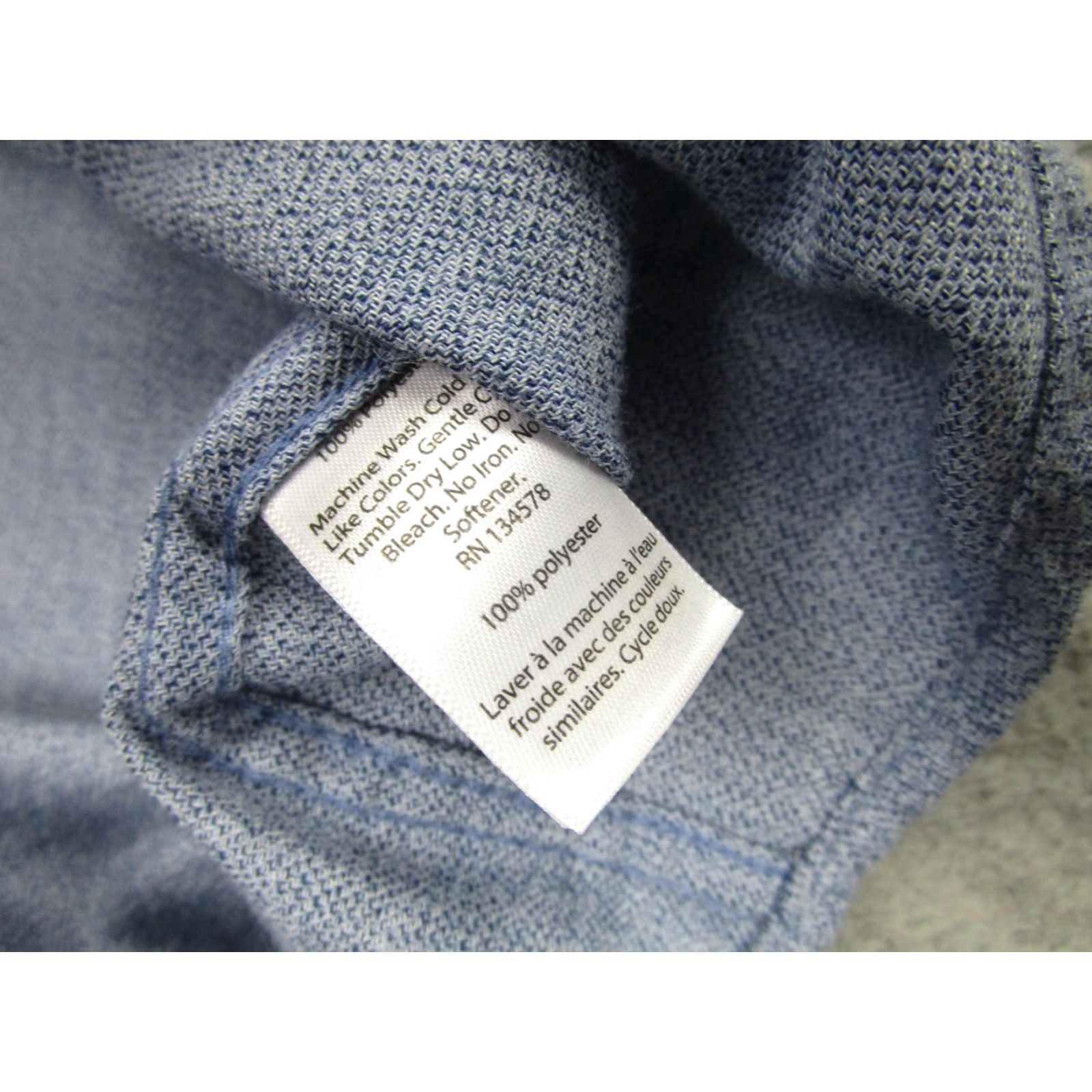 Vineyard Vines Vineyard Vines Shirt Mens Medium Blue Slim Fit Crosby Elbow Patch Performance Size US M / EU 48-50 / 2 - 6 Thumbnail