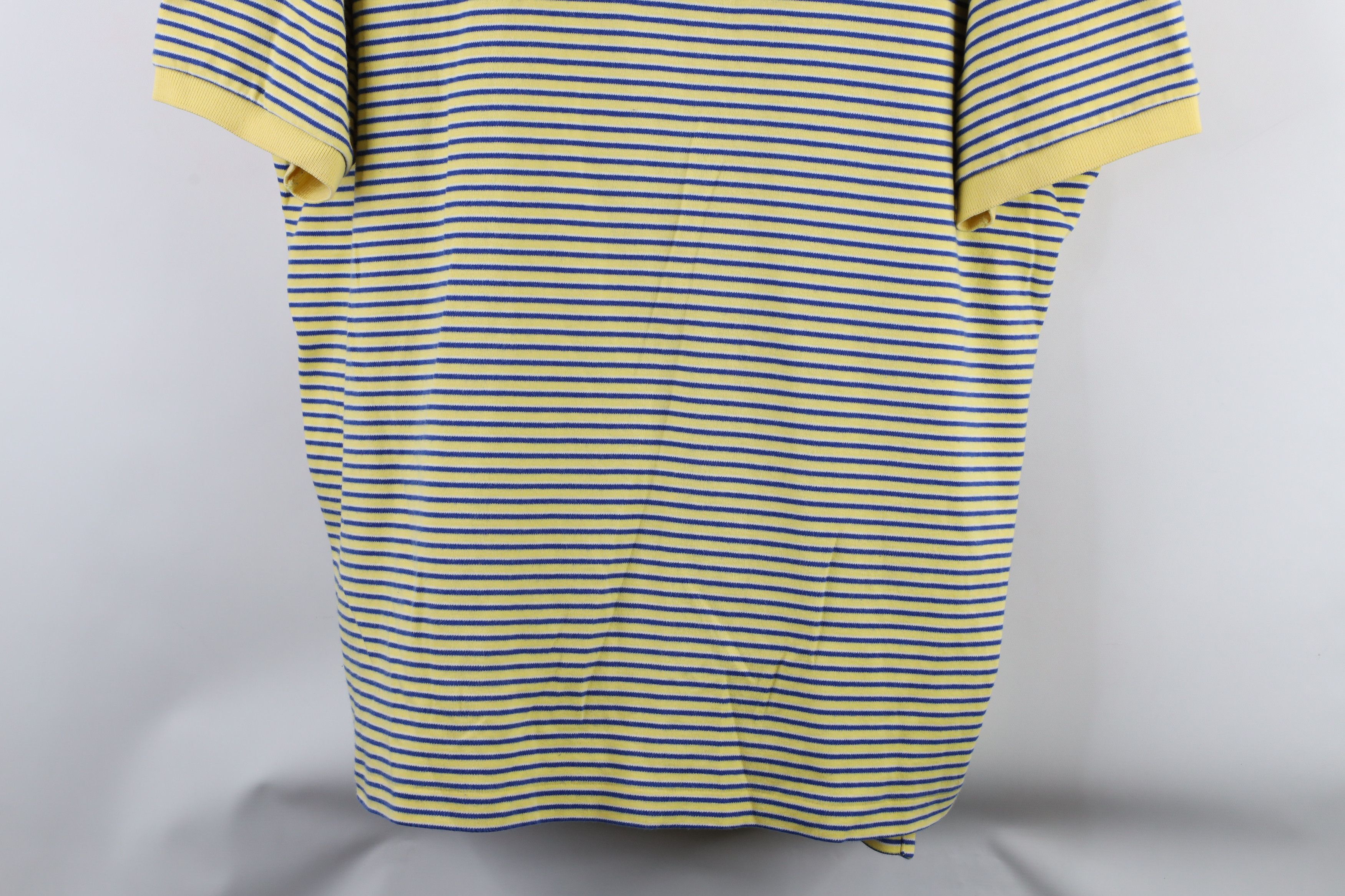 Ralph Lauren × Vintage Vintage 90s Ralph Lauren Touch Striped Collared Golf Polo Size US XXL / EU 58 / 5 - 3 Thumbnail