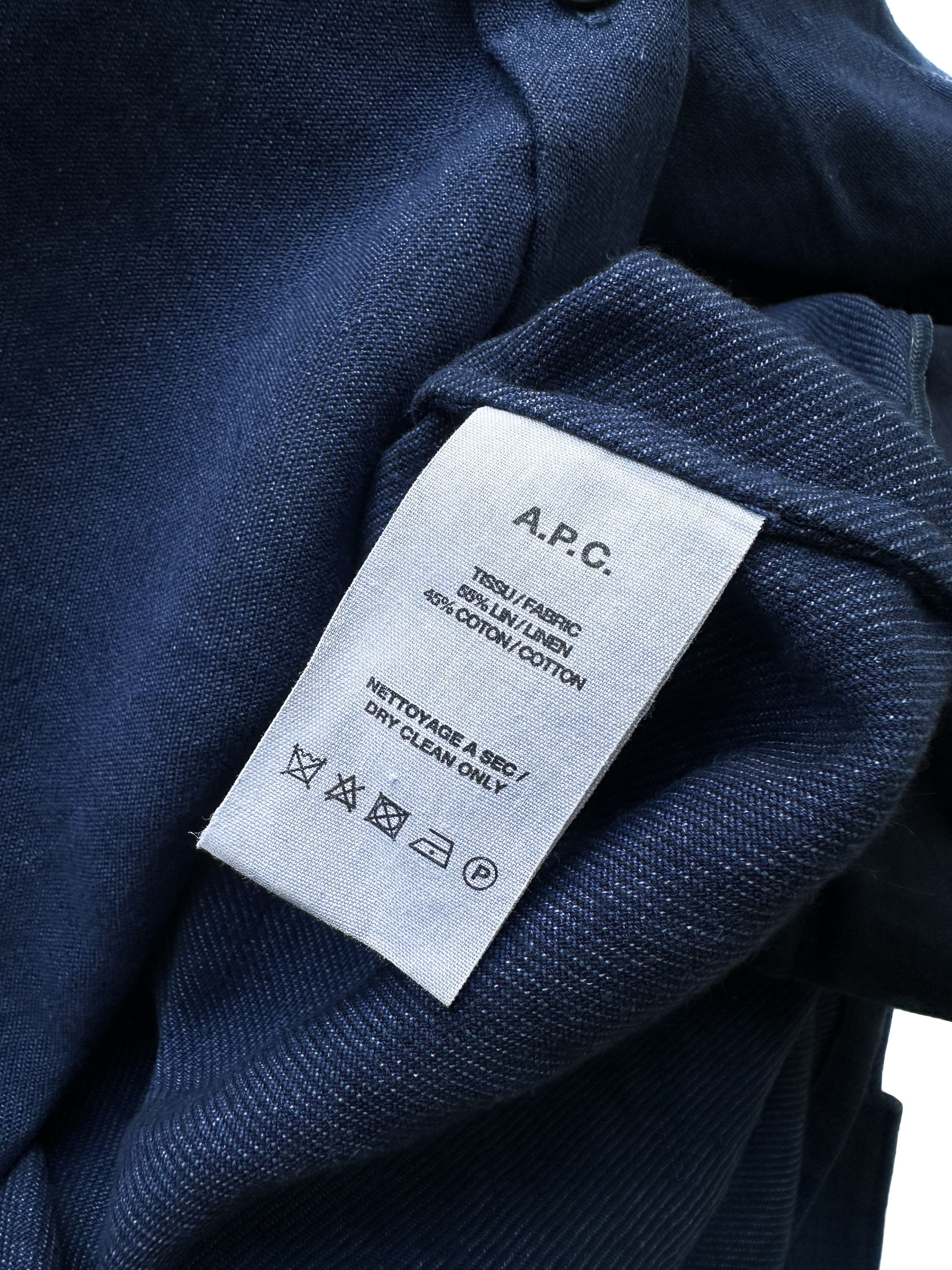 A.P.C. A.P.C. blue belted dress Size XS / US 0-2 / IT 36-38 - 7 Thumbnail