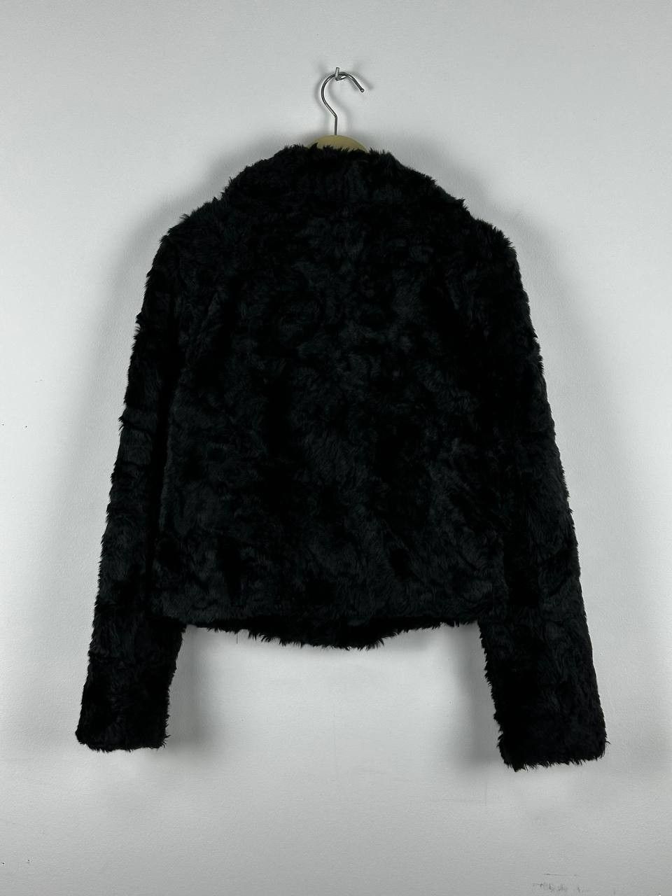 Vintage Vintage Faux Fur Cropped Biker Jacket Avantgarde Size S / US 4 / IT 40 - 9 Thumbnail