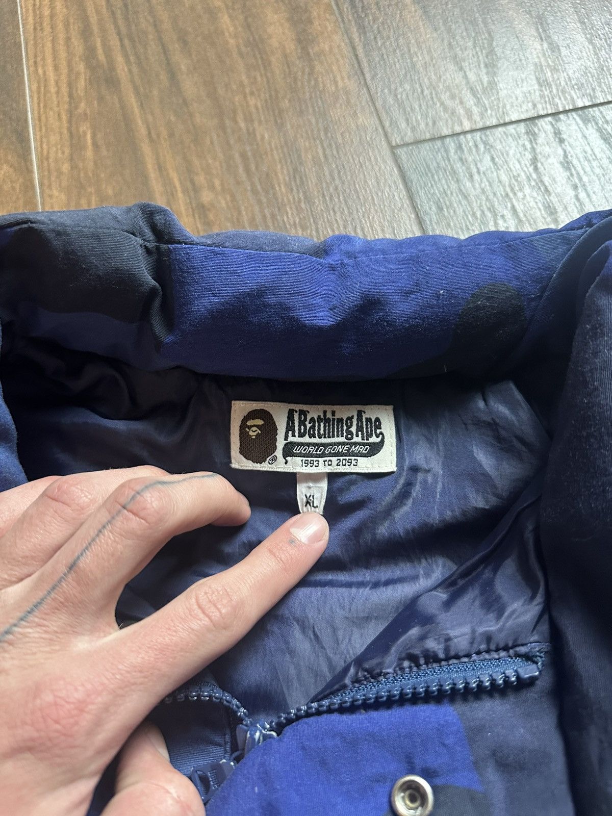 Bape BAPE Puffer Down Jacket camo Size US XL / EU 56 / 4 - 3 Thumbnail