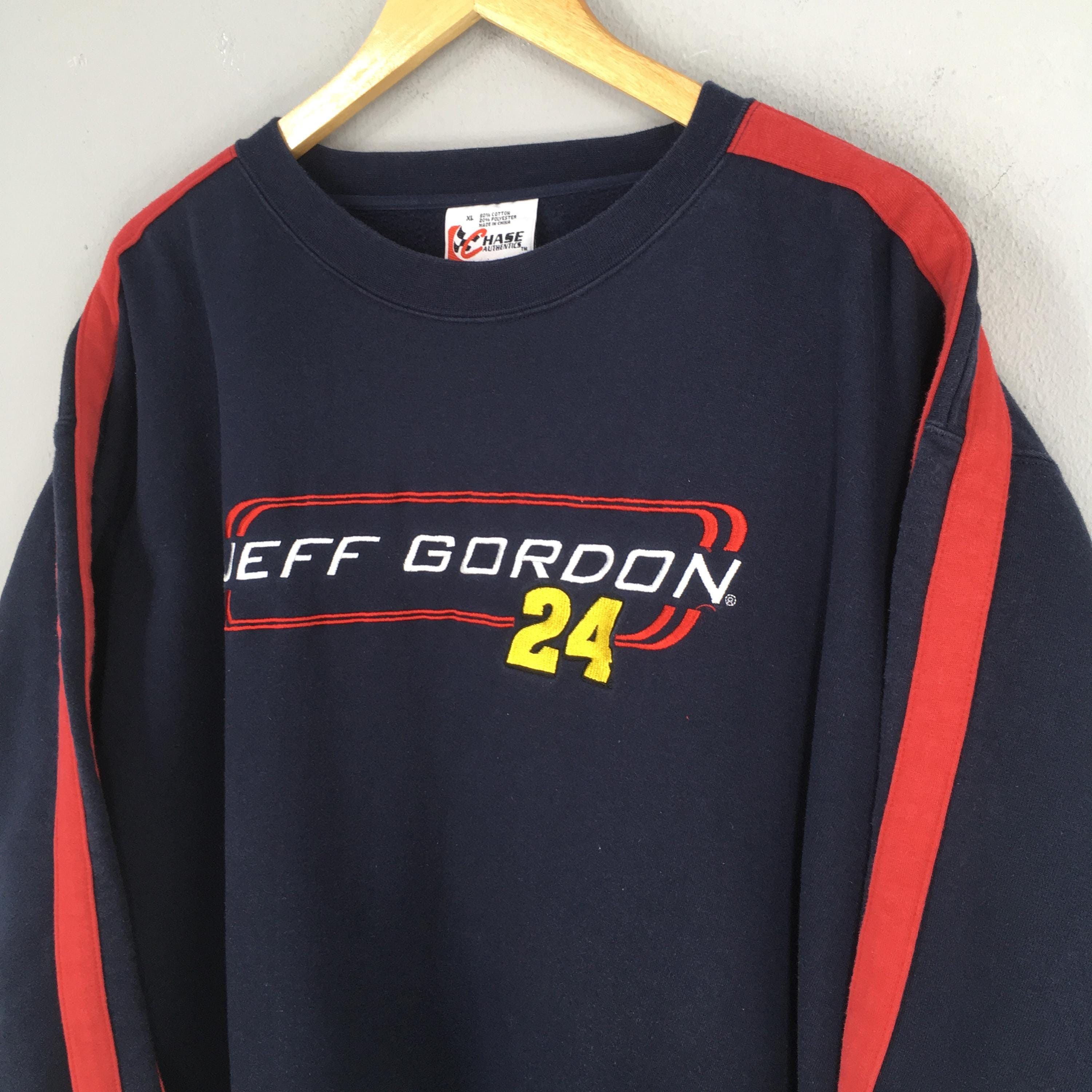 NASCAR Vintage Nascar Jeff Gordon 24 Blue Sweatshirt XLarge Size US XL / EU 56 / 4 - 3 Thumbnail
