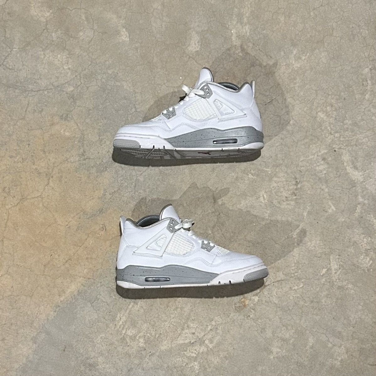Jordan Brand × Nike Air Jordan 4 Retro White Oreo 2021 US 7 Size US 7 / EU 40 - 3 Thumbnail