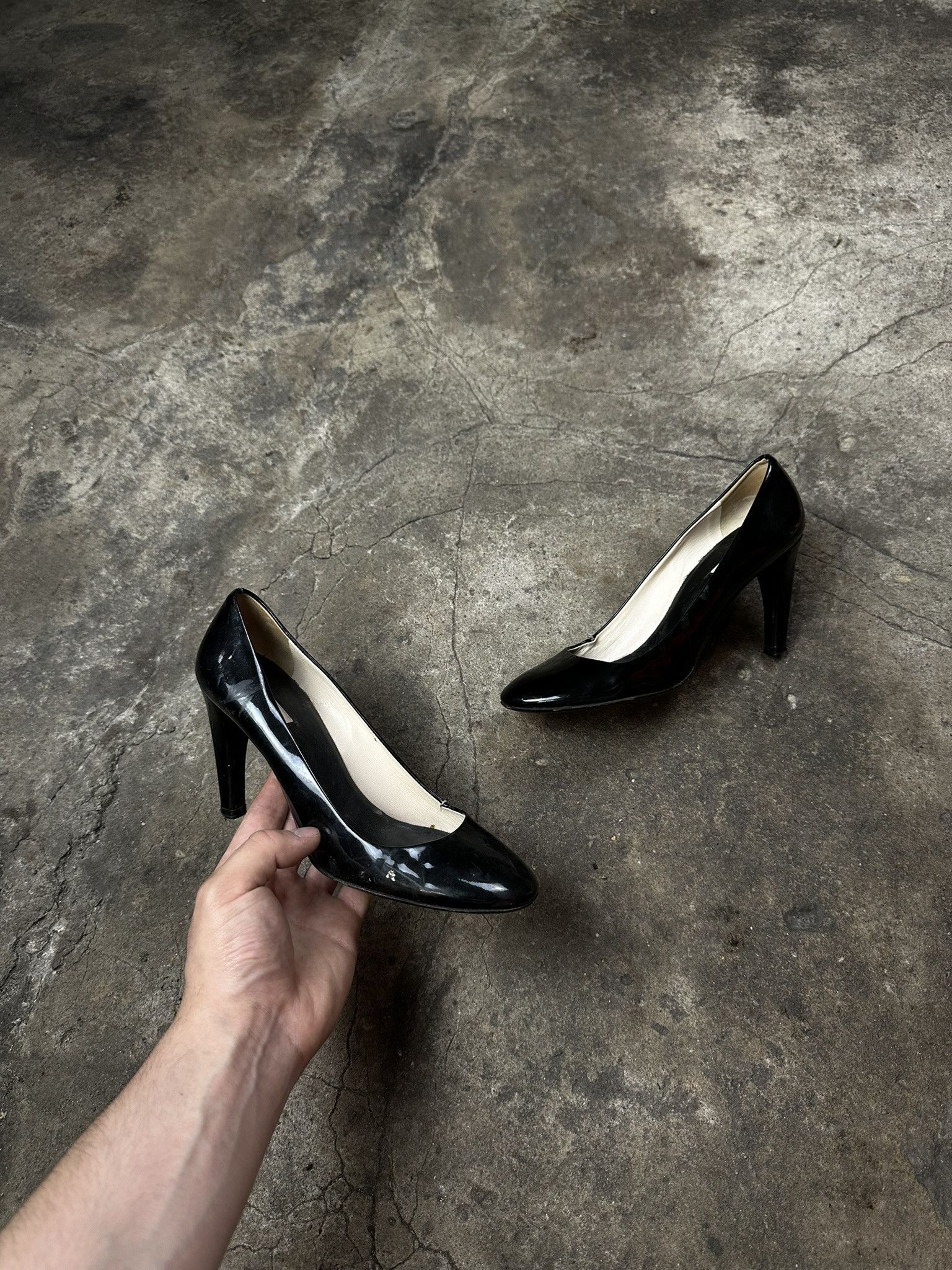 Prada Vintage Prade Leather Heels Size US 5 / IT 35 - 1 Thumbnail