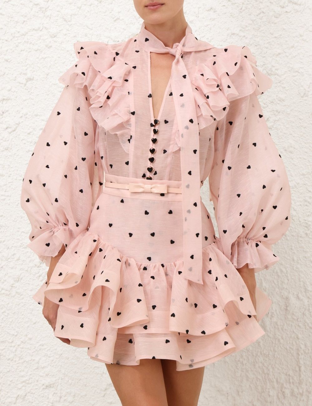 Zimmermann oc11z0925 Size: OS / Tux Belt in Ballet Pink Size ONE SIZE - 2 Thumbnail
