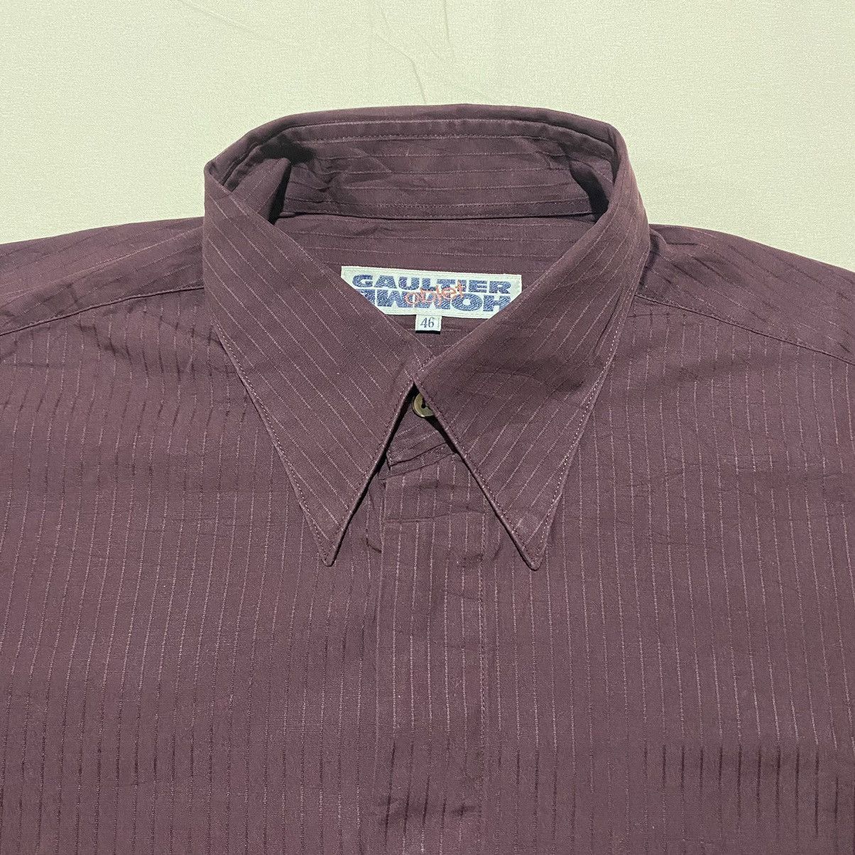 Jean Paul Gaultier Gaultier Homme Objet By JPG Plaid Striped Shirt Button Ups Size US L / EU 52-54 / 3 - 3 Thumbnail
