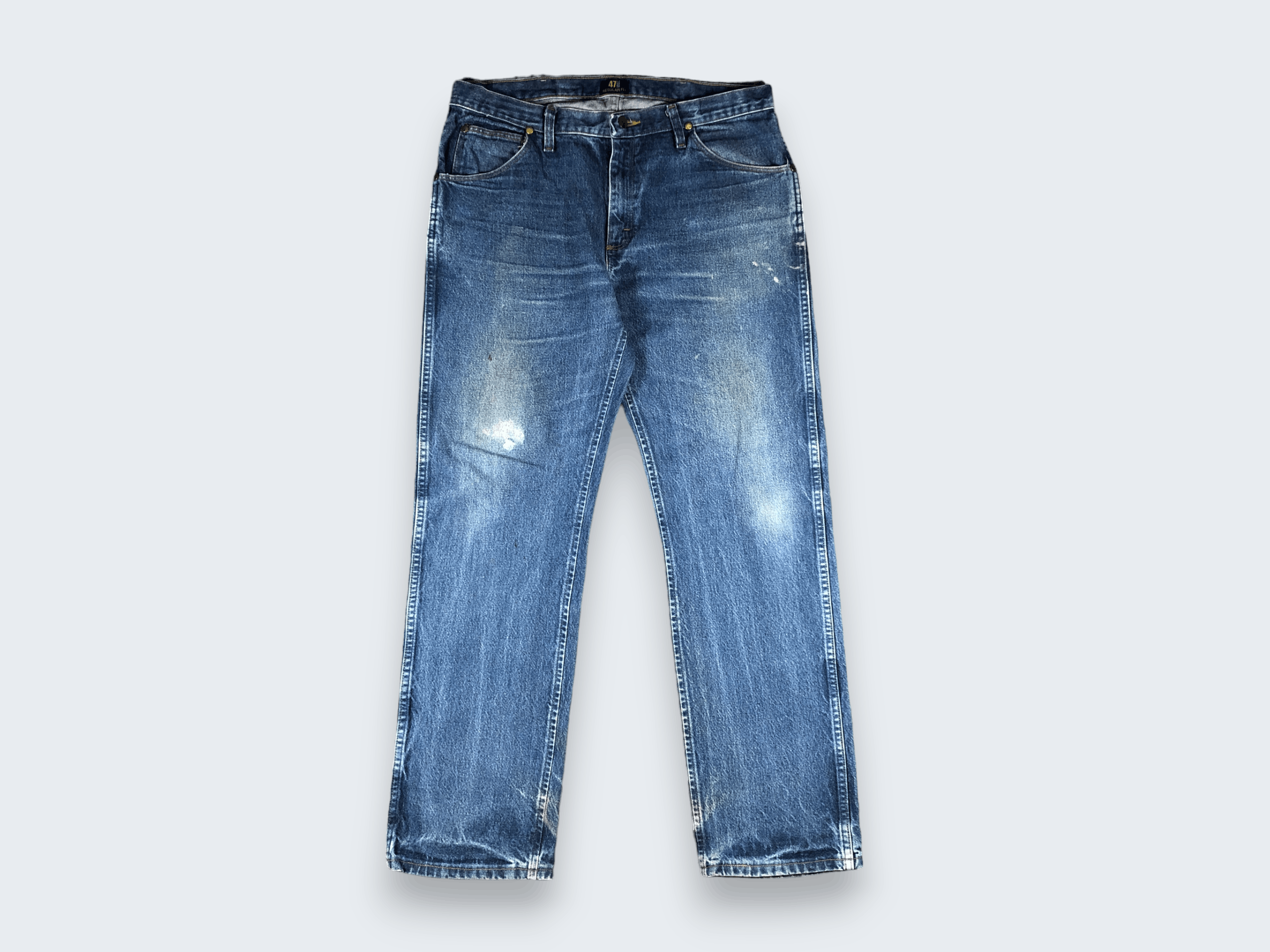 Vintage × Wrangler Vintage Wrangler Regular Fit Light Blue Wash L684 Size US 36 / EU 52 - 1 Thumbnail