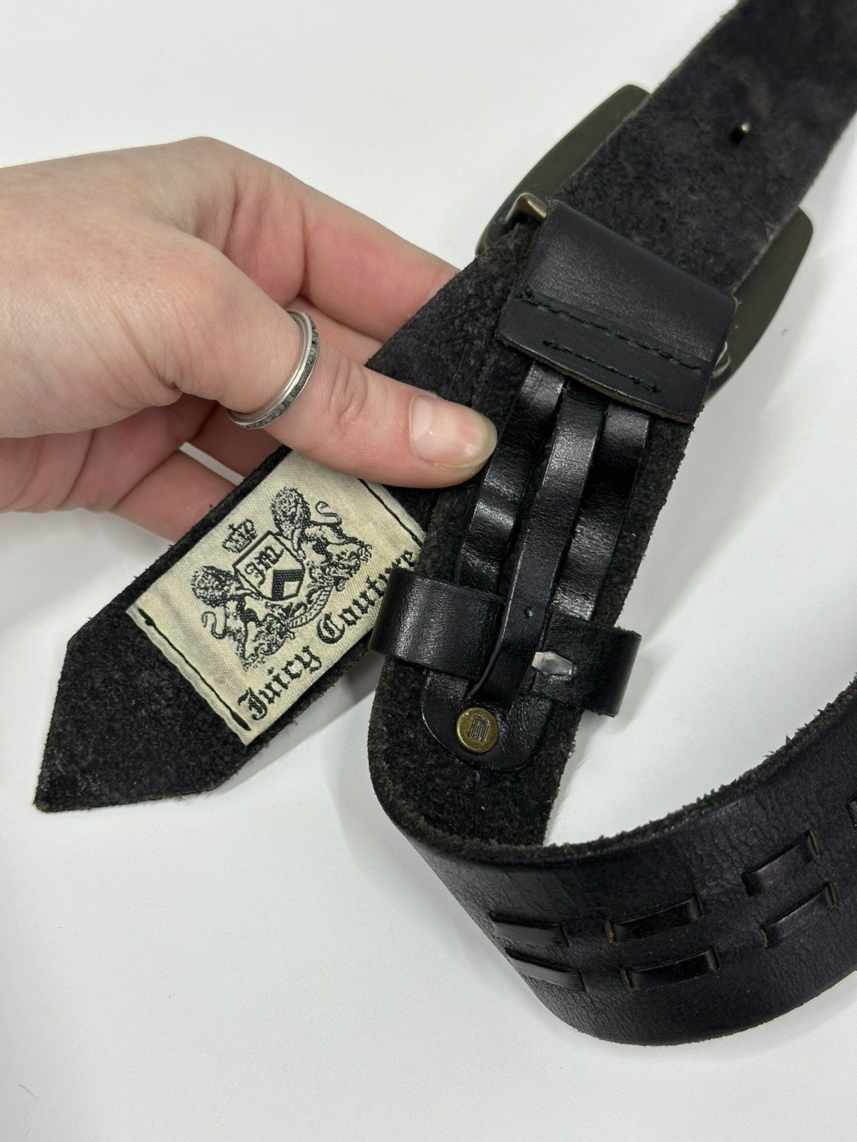Juicy Couture Jeans Vintage B.B Simon Y2K Leather Juicy Couture Hysteric Glamour Size ONE SIZE - 9 Thumbnail