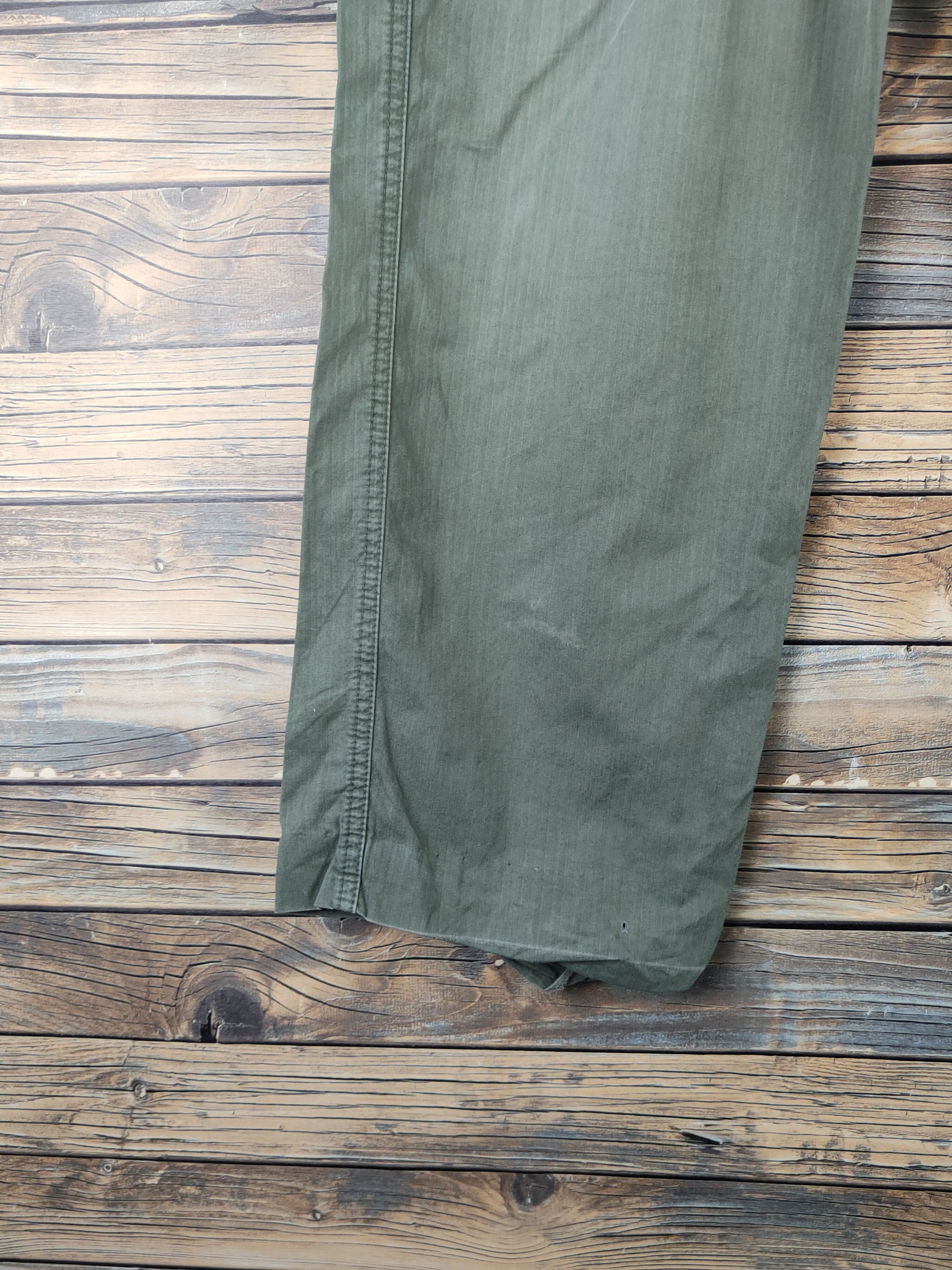 Japanese Brand DL Uniqlo Green Multipocket Cargo Pants #2622 Size US 34 / EU 50 - 4 Thumbnail