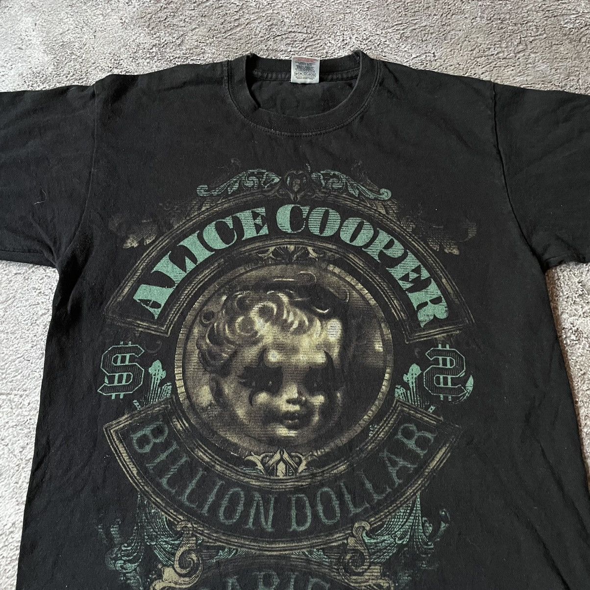 Vintage Vintage 00s Alice Cooper Graphic Tee Sun Faded Grunge Boxy M Size US M / EU 48-50 / 2 - 5 Thumbnail