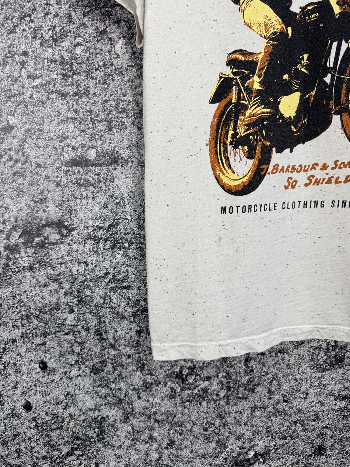 Barbour × MCQ Men’s Barbour Steve McQueen Racer Motorcycle T-Shirt Size L Size US L / EU 52-54 / 3 - 4 Thumbnail