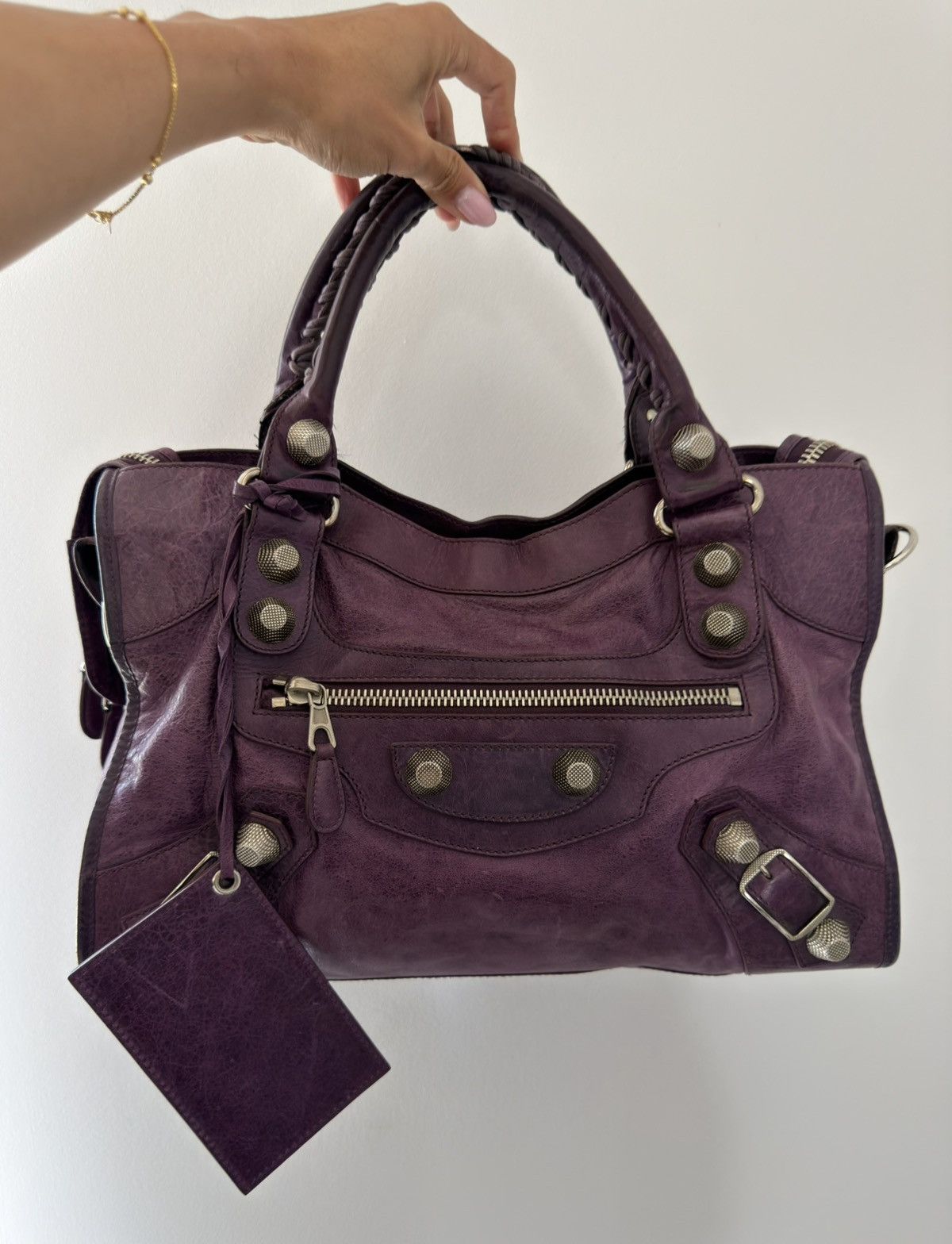 2000’s Balenciaga Medium City Giant 21 Grapes SHW