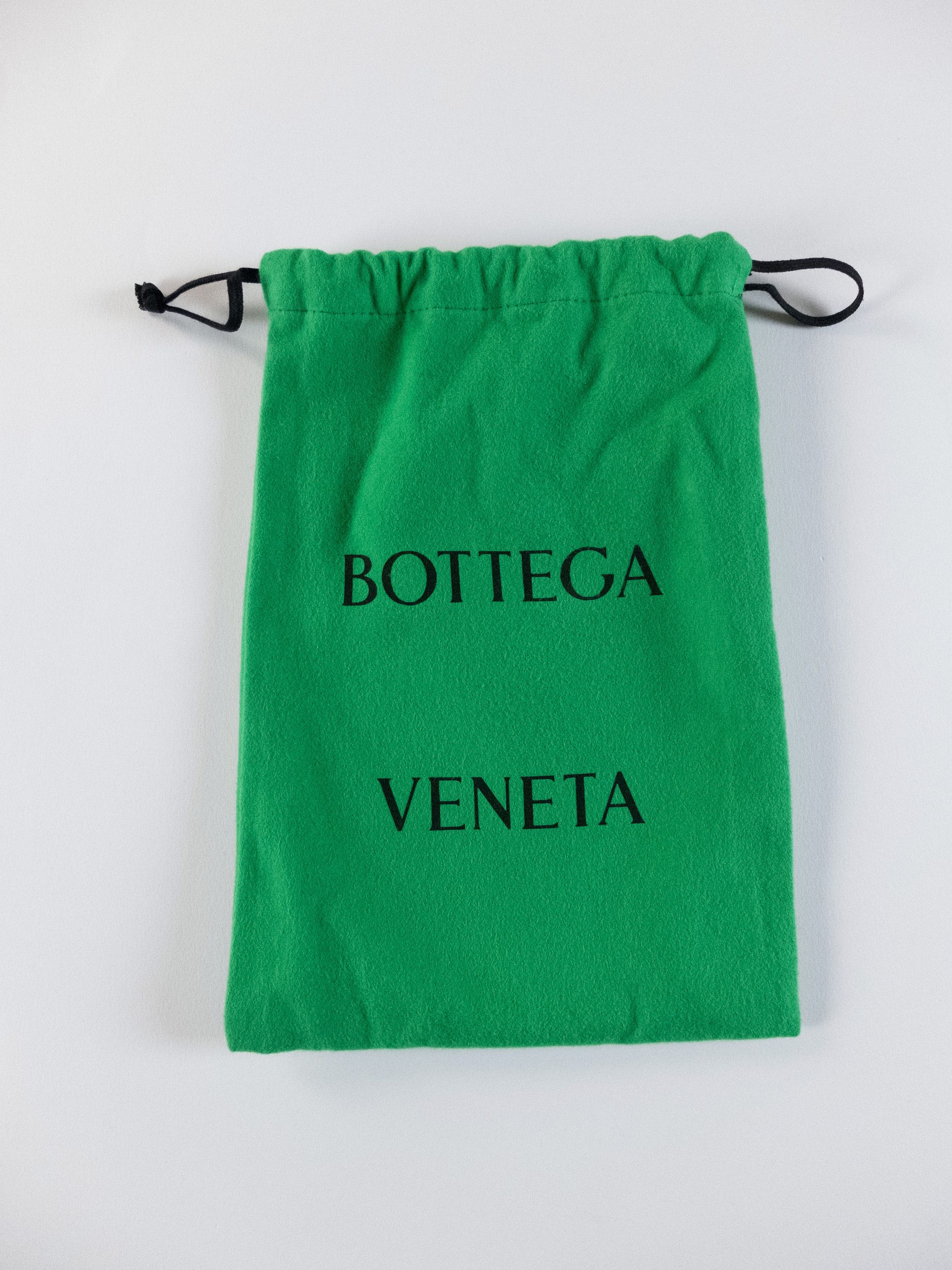 Bottega Veneta BOTTEGA VENETA black & silver chevron leather belt 90 Size 36 - 8 Thumbnail