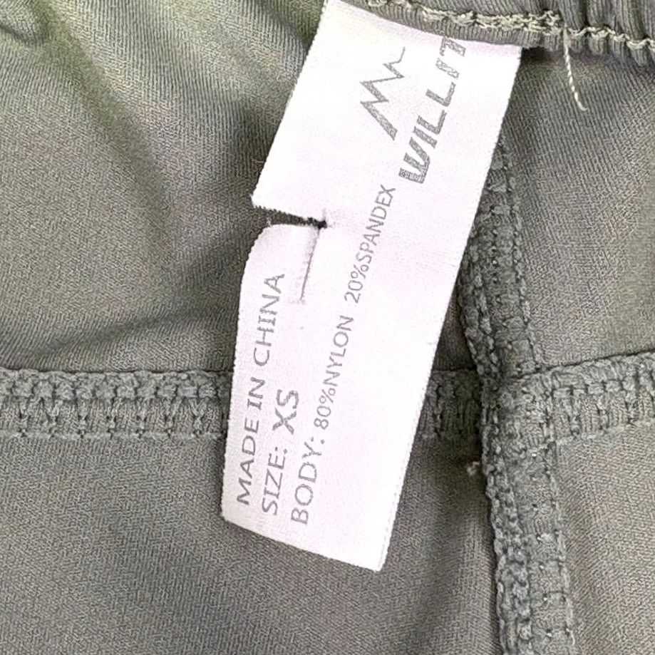 Vintage Willit Women's 2.5 Inch Running Shorts Sage Green XS Size 26" / US 2 / IT 38 - 6 Thumbnail