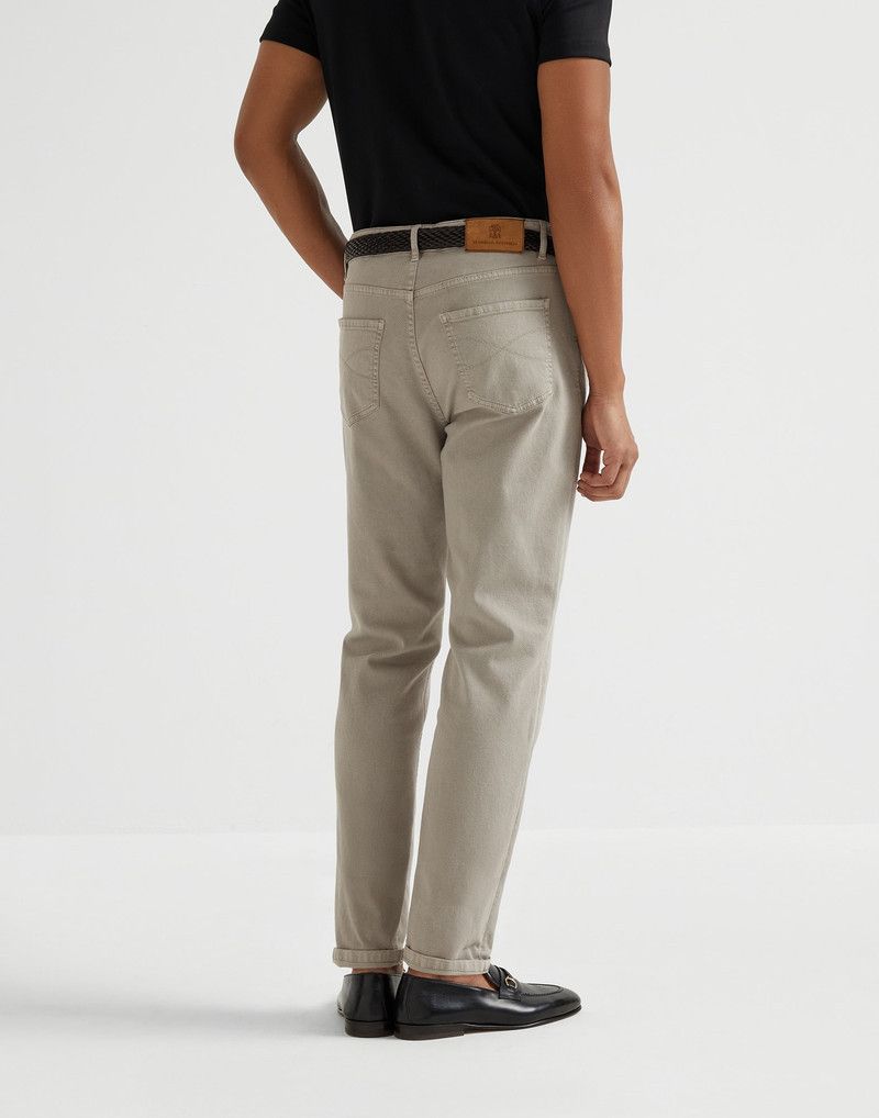 Brunello Cucinelli o1la1rc1a0326 Dyed Denim Pants in Grey Size US 36 / EU 52 - 2 Thumbnail