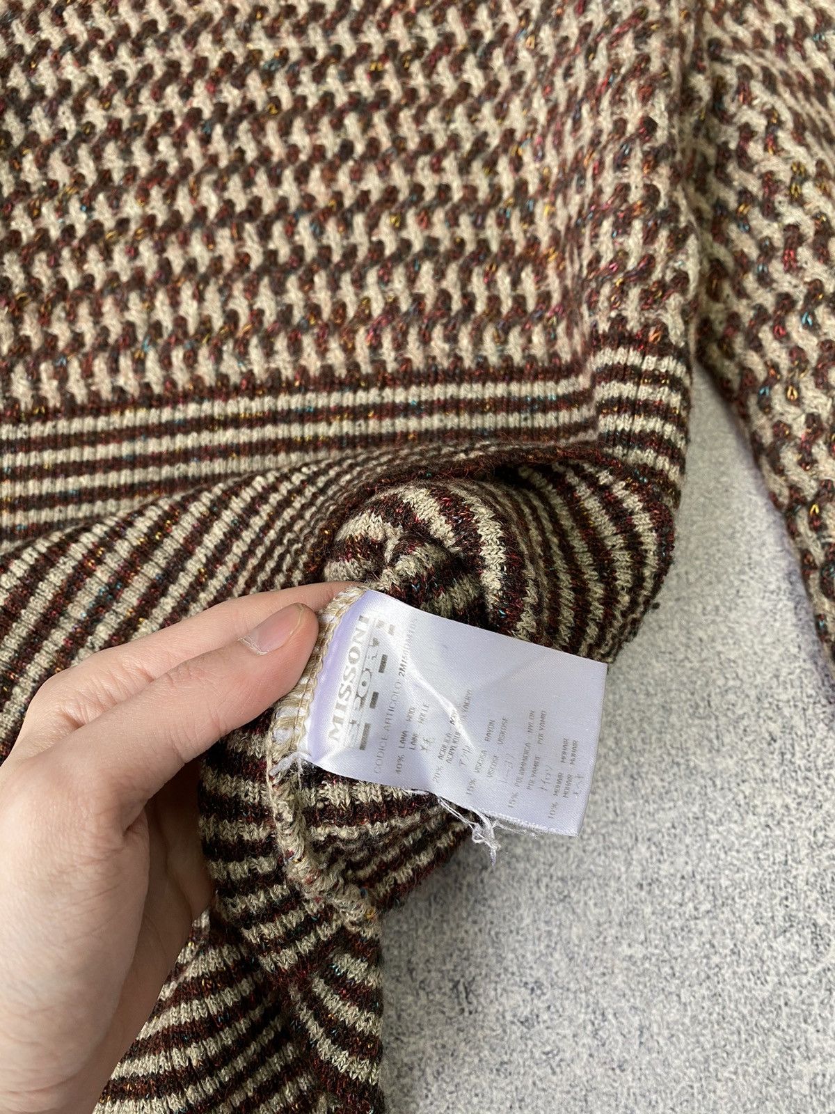 Designer × Missoni × Vintage Vintage Missoni Women’s Streetwear Multicolour Sweater Size XL / US 12-14 / IT 48-50 - 11 Thumbnail