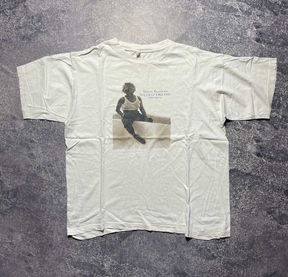 Band Tees × Vintage Tina Turner Wildest Dreams World Tour 1996 Size US L / EU 52-54 / 3 - 1 Thumbnail