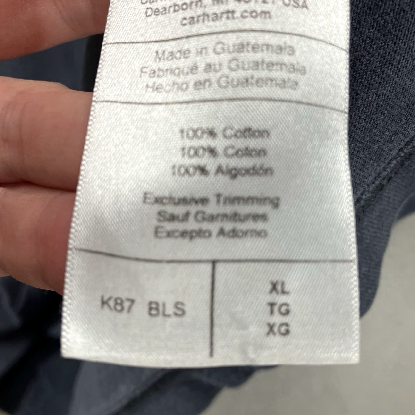 Carhartt Carhartt Mens XL Short Sleeve T-Shirt Relaxed All Cotton Blue Stone Logo Pocket Crew Neck Shirt Adults Mens) Size US L / EU 52-54 / 3 - 7 Thumbnail