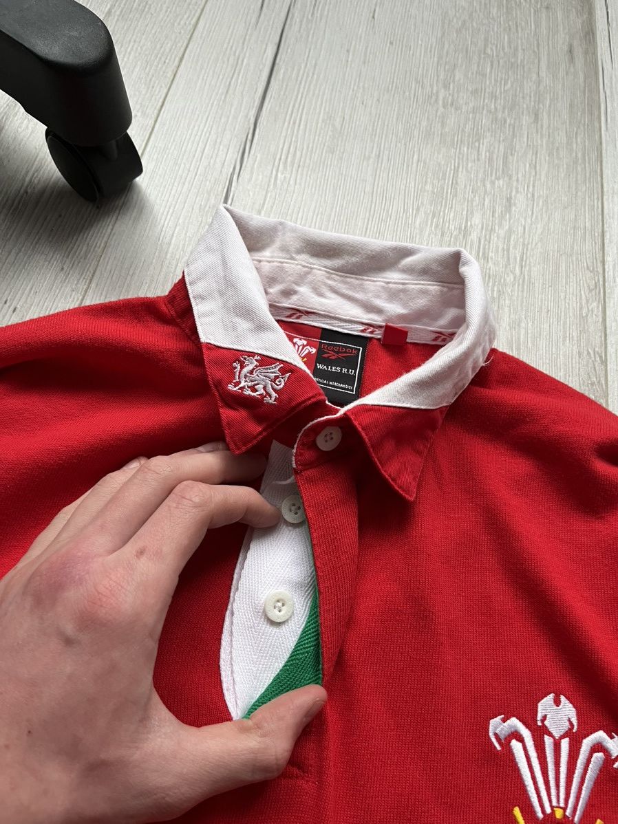 Reebok × Vintage Vintage Reebok Wales WRU Rugby Union 1999 2000 Long Sleeve Size US L / EU 52-54 / 3 - 4 Thumbnail