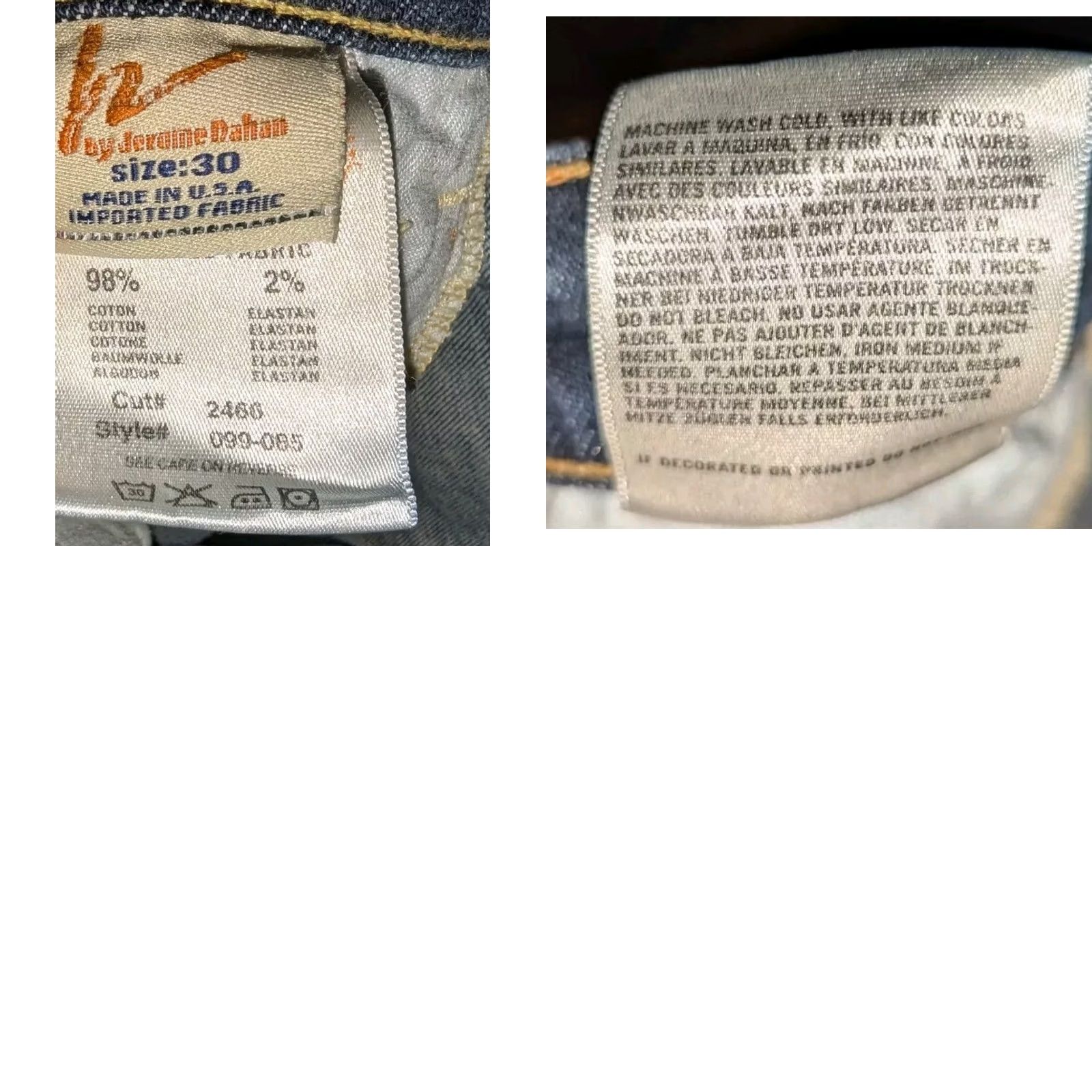 Citizens Of Humanity Citizens of Humanity Jerome Dahan Jeans Flared Women 30 Blue Denim 33.5in USA Style 001-099 Size 30" / US 8 / IT 44 - 10 Thumbnail