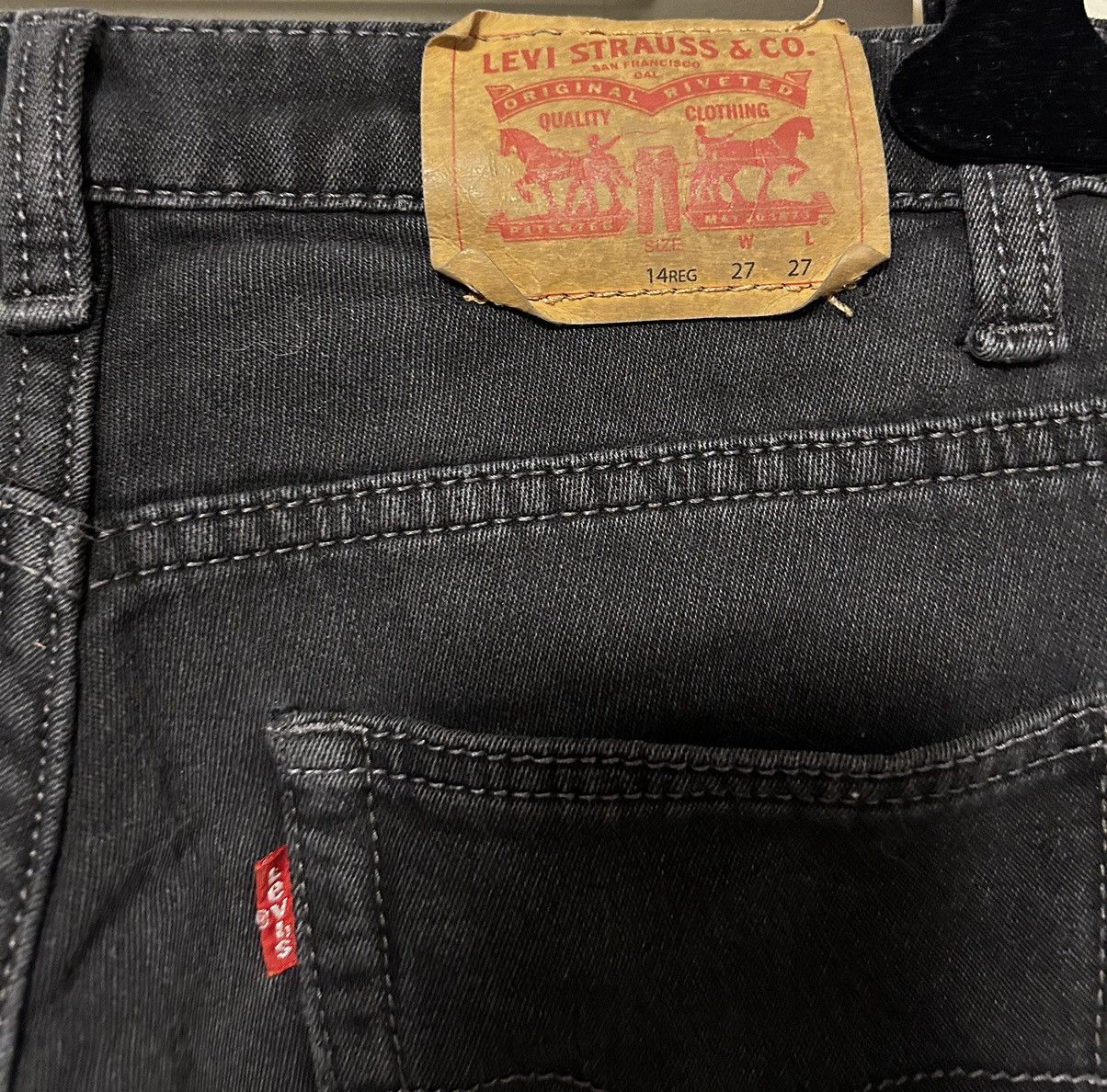 Levi's × Vintage LEVI’S black jeans Size 27" / US 4 / IT 40 - 5 Thumbnail