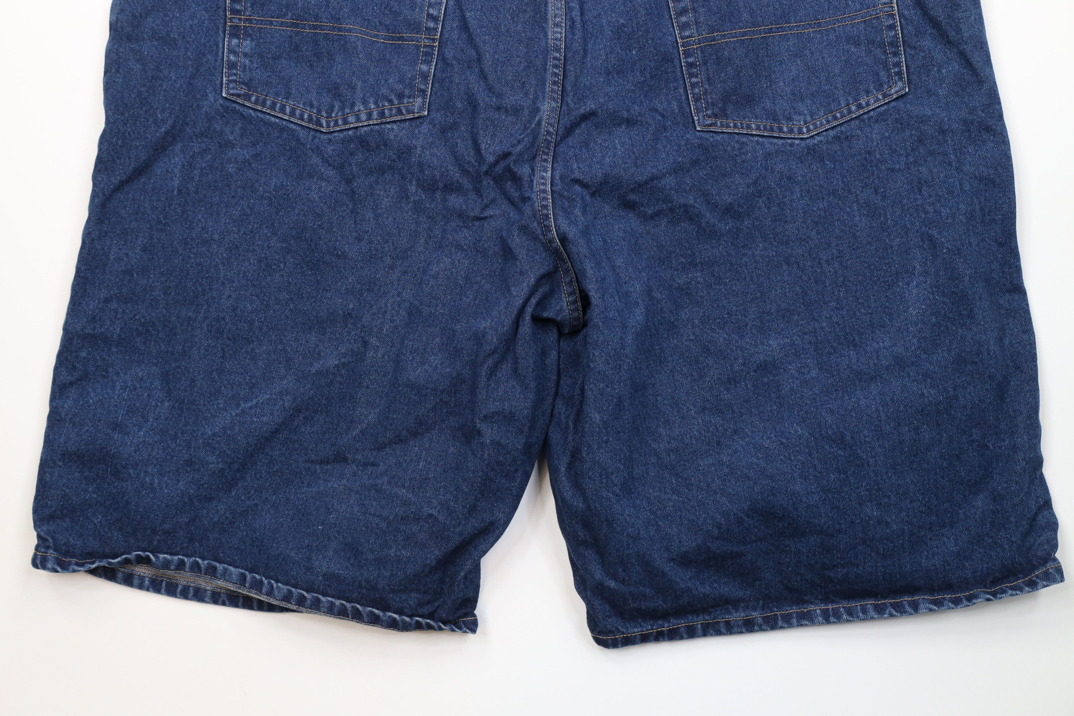 Vintage Vintage 90s Streetwear Relaxed Fit Denim Jean Shorts Blue Size US 44 / EU 60 - 10 Thumbnail