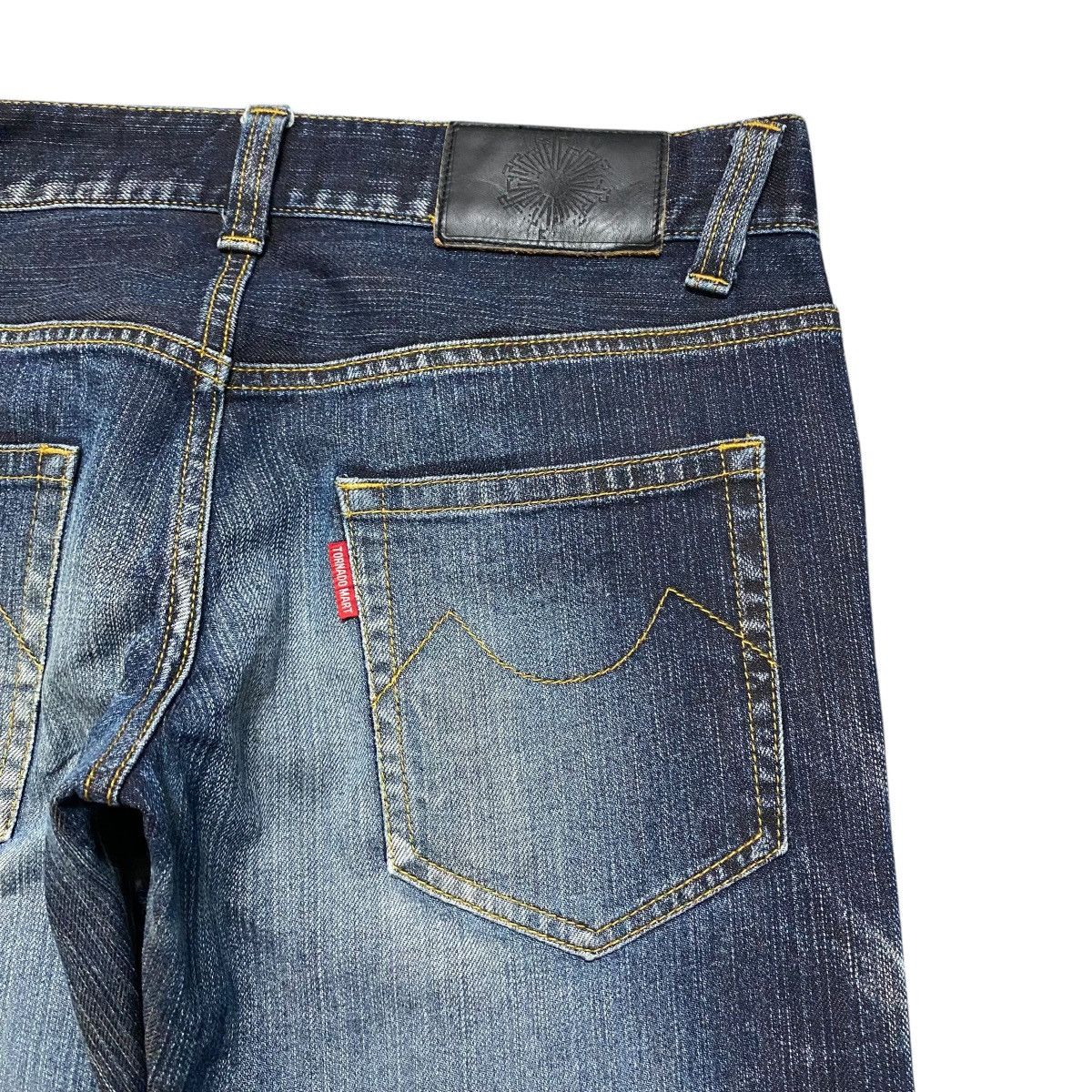 Tornado Mart Vintage Tornado Mart Denim Flare Jeans Whisker Size US 31 - 14 Thumbnail