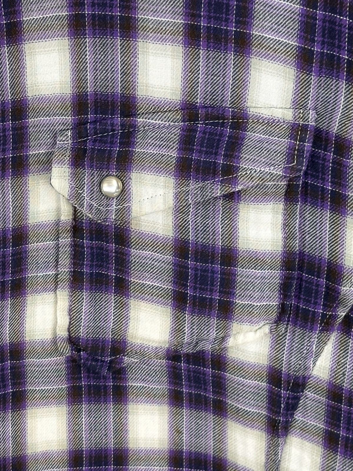 Flannel A.V.V Homme Checkered Western Shirt Button Up Size US M / EU 48-50 / 2 - 8 Thumbnail