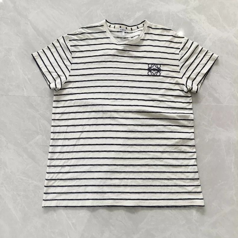 Loewe Loewe Embroidered Striped Short Sleeve Tee - dmc Size US XS / EU 42 / 0 - 1 Thumbnail
