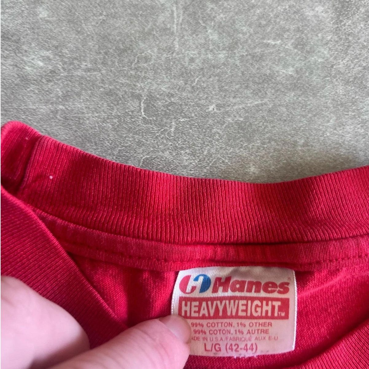 Vintage 90s Vintage Kansas City Chiefs Abstract Red T Shirt Size L Size US L / EU 52-54 / 3 - 4 Thumbnail