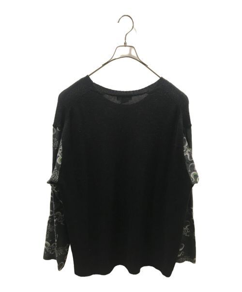 Yohji Yamamoto Yohji Yamamoto pour homme sleeve switching knit Size US L / EU 52-54 / 3 - 2 Thumbnail