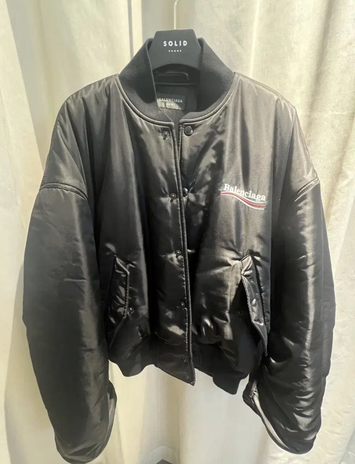 Balenciaga [L]BALENCIAGA BOMBER political Size US L / EU 52-54 / 3 - 5 Thumbnail