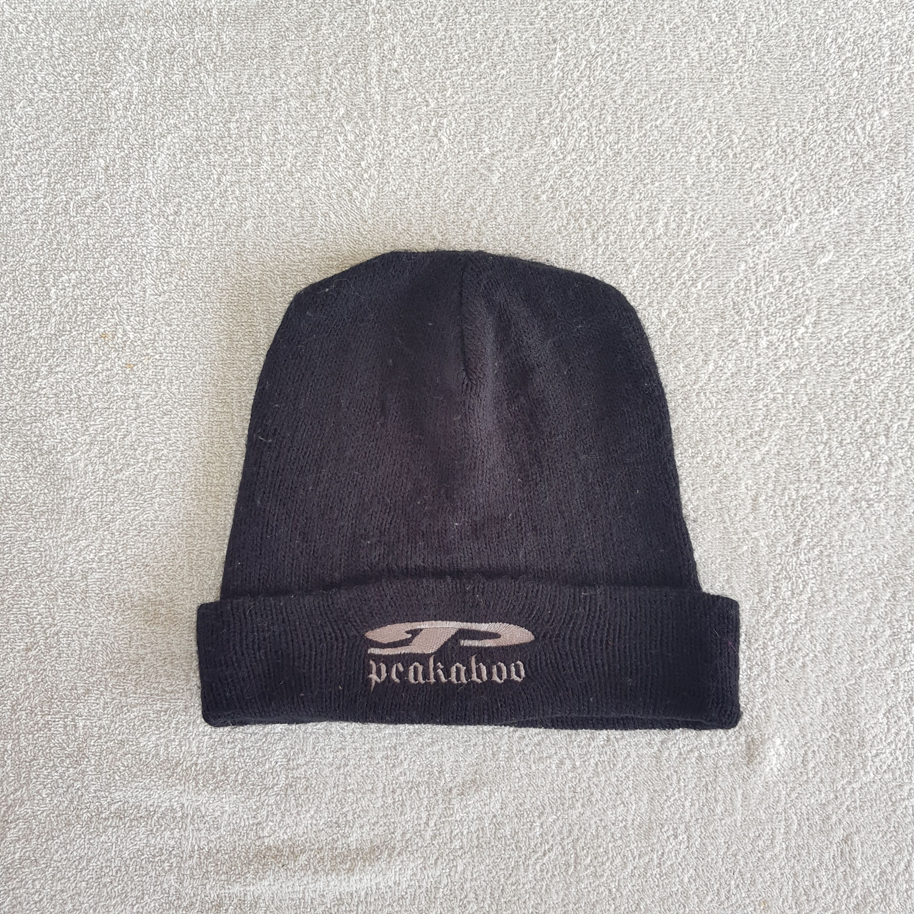 Japanese Brand Vintage Peakaboo Beanie Knit Crochet Snow Caps Hats. Size ONE SIZE - 5 Thumbnail
