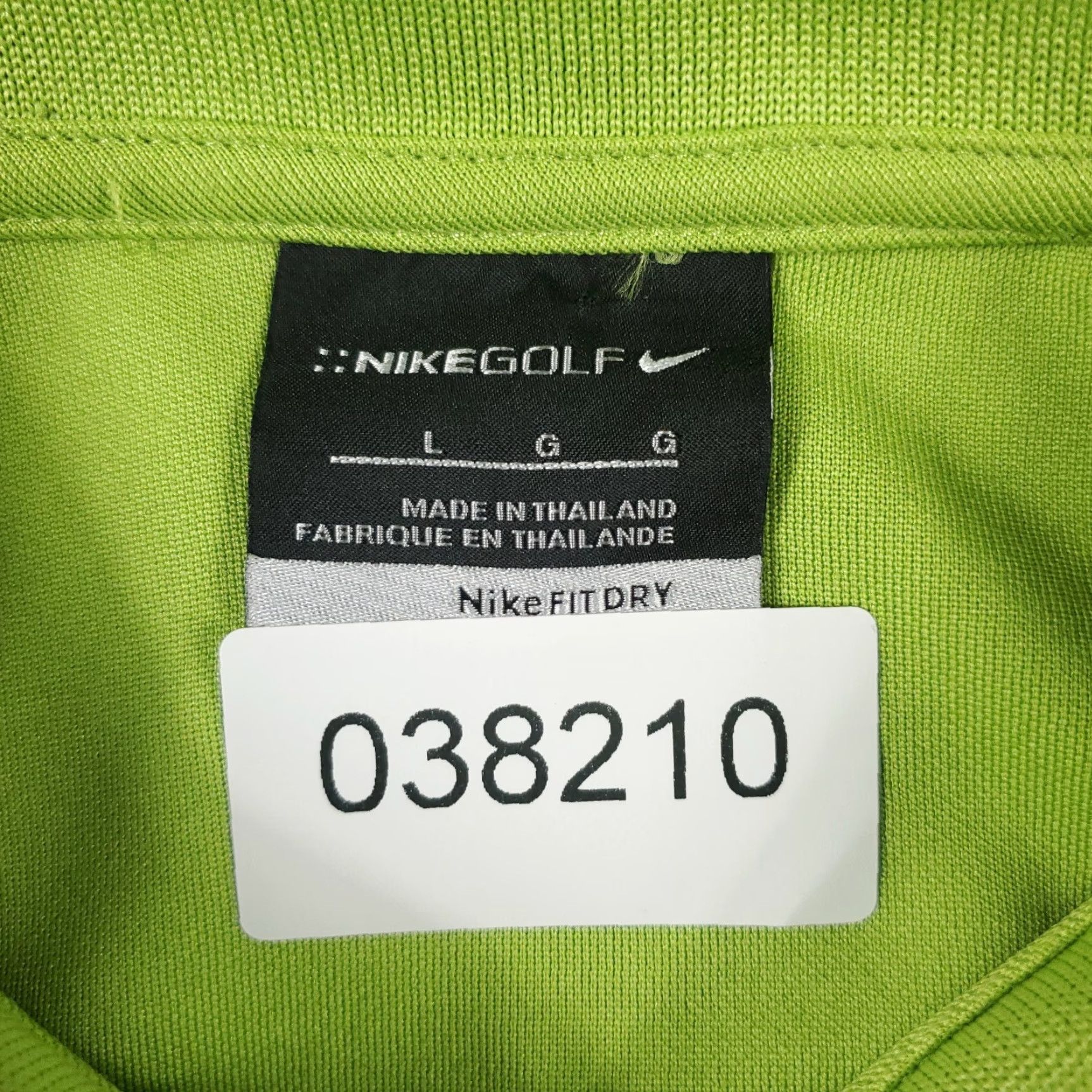 Nike Nike Polo Shirt Mens Large Green Swoosh Golf Casual Short Sleeve Adult Size US L / EU 52-54 / 3 - 8 Thumbnail