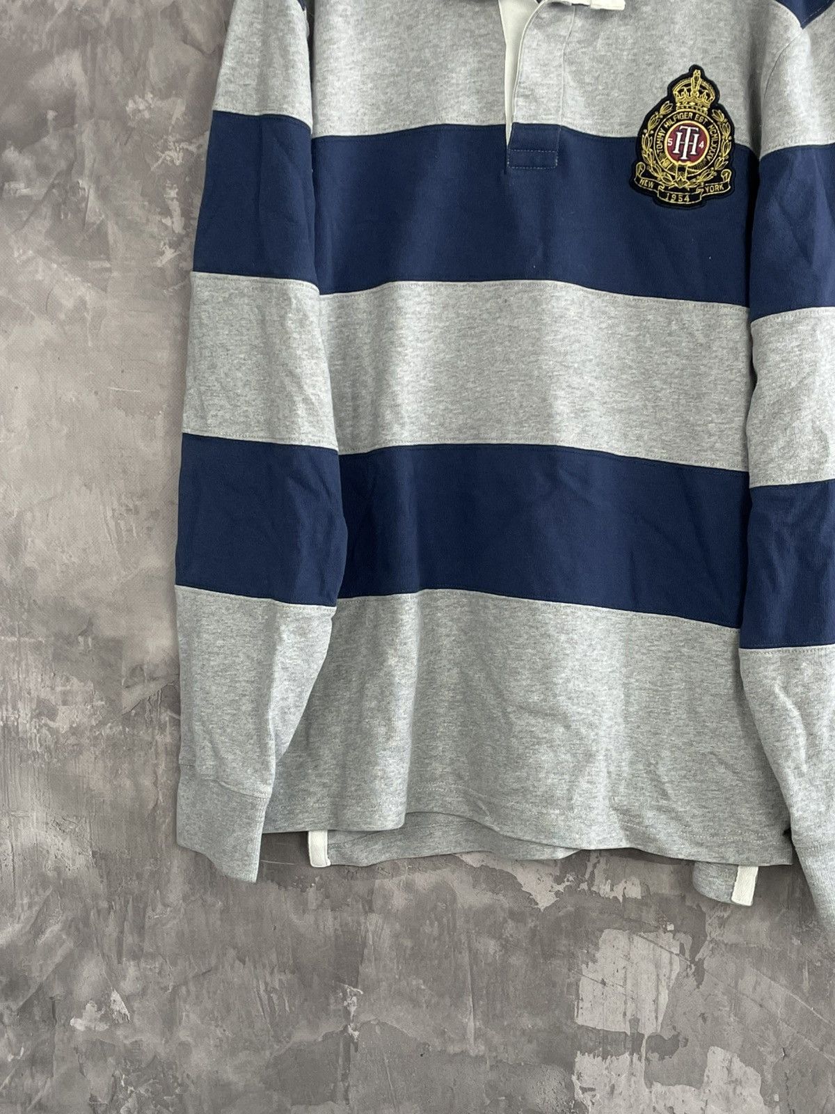 Tommy Hilfiger Vintage Tommy Hilfiger Rugby Longsleeve Shirt Y2K Size US XL / EU 56 / 4 - 5 Thumbnail