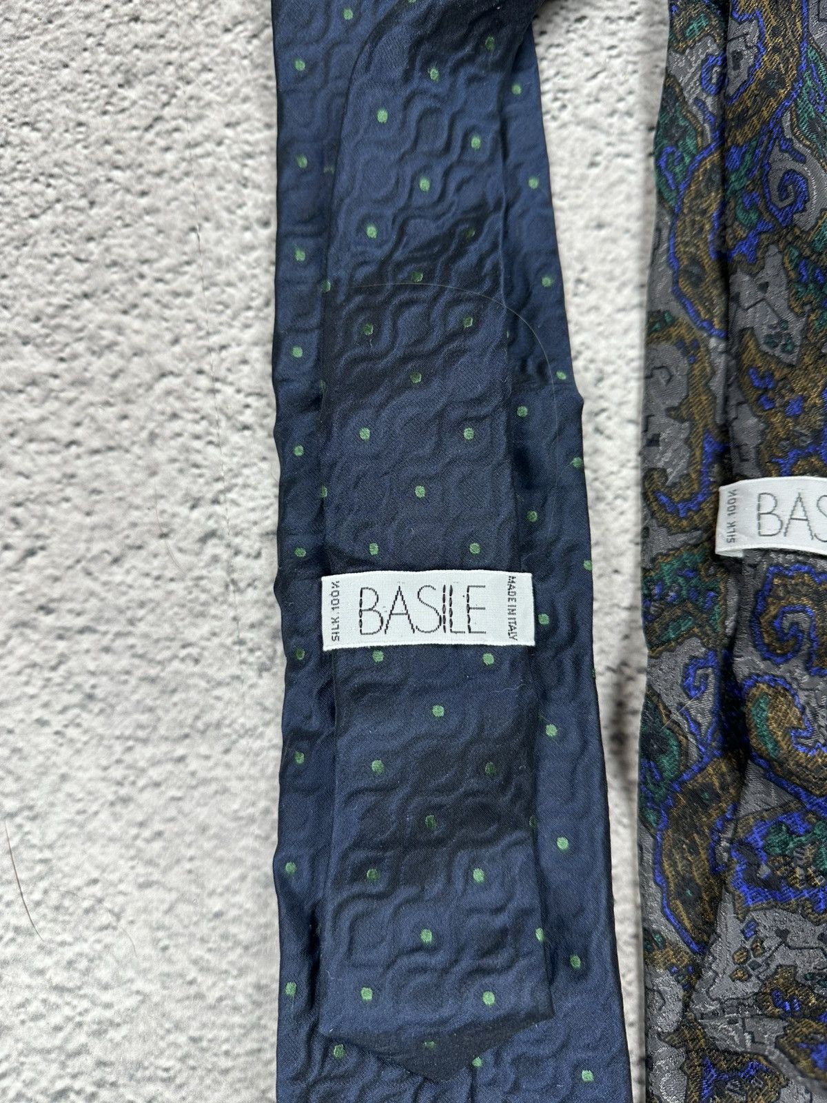 Other Vintage Basile Tie Silk x2 Old Money Style Size ONE SIZE - 3 Thumbnail