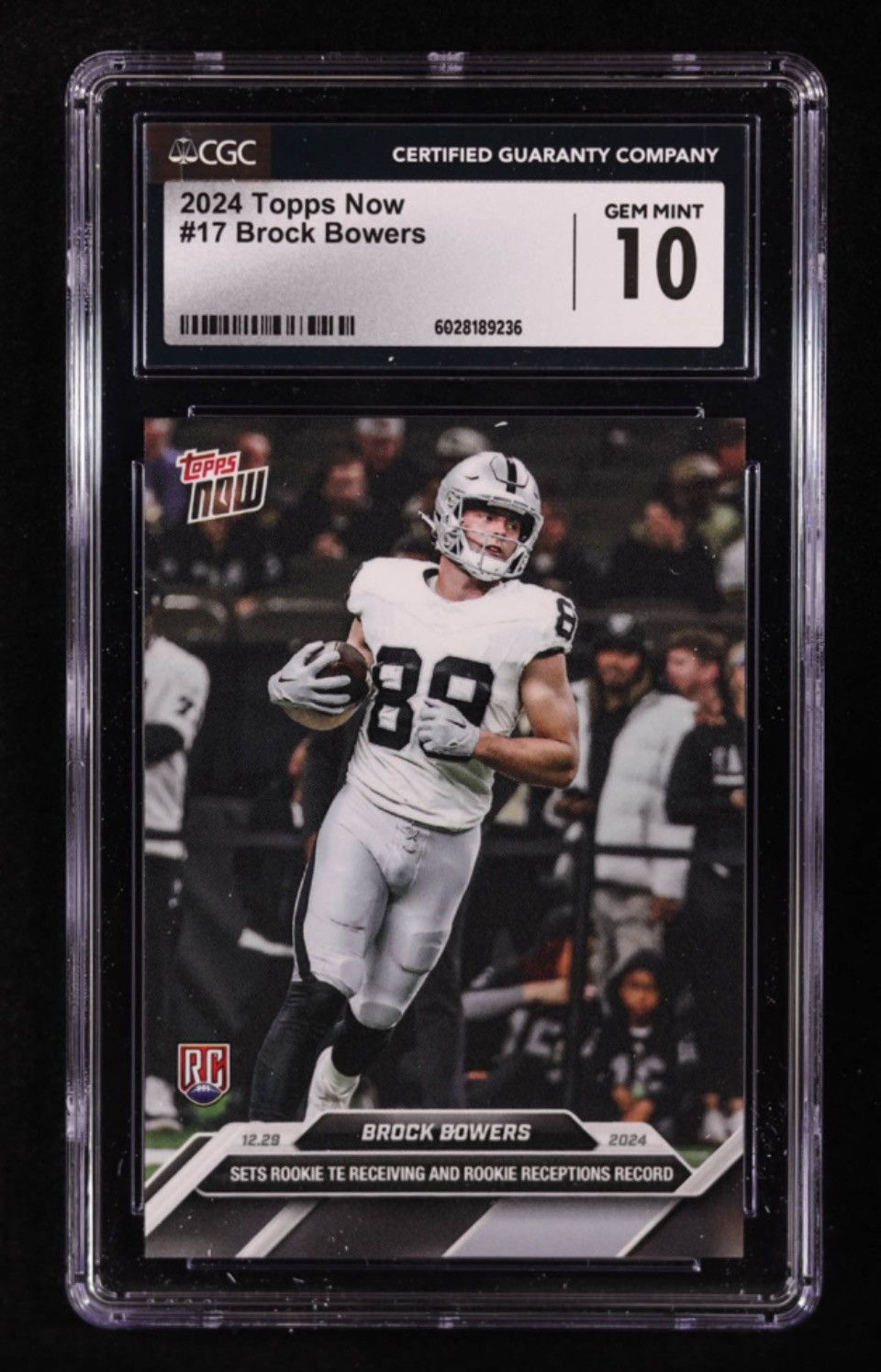 Other Brock Bowers 2024 Topps Now #17 RC (CGC 10) Size ONE SIZE - 1 Thumbnail