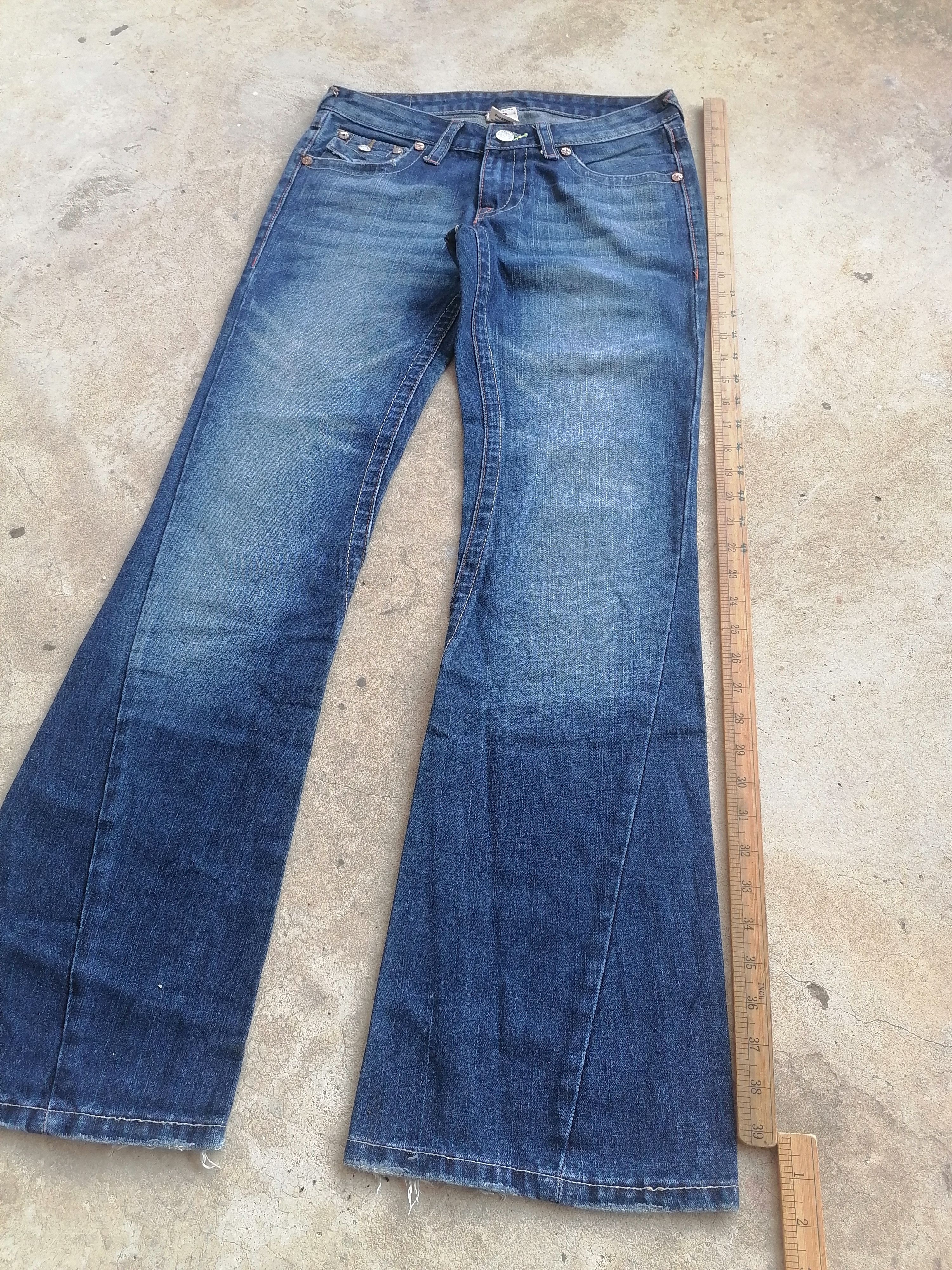 True Religion True Religion Joey Flared Jeans Size 28" / US 6 / IT 42 - 7 Thumbnail