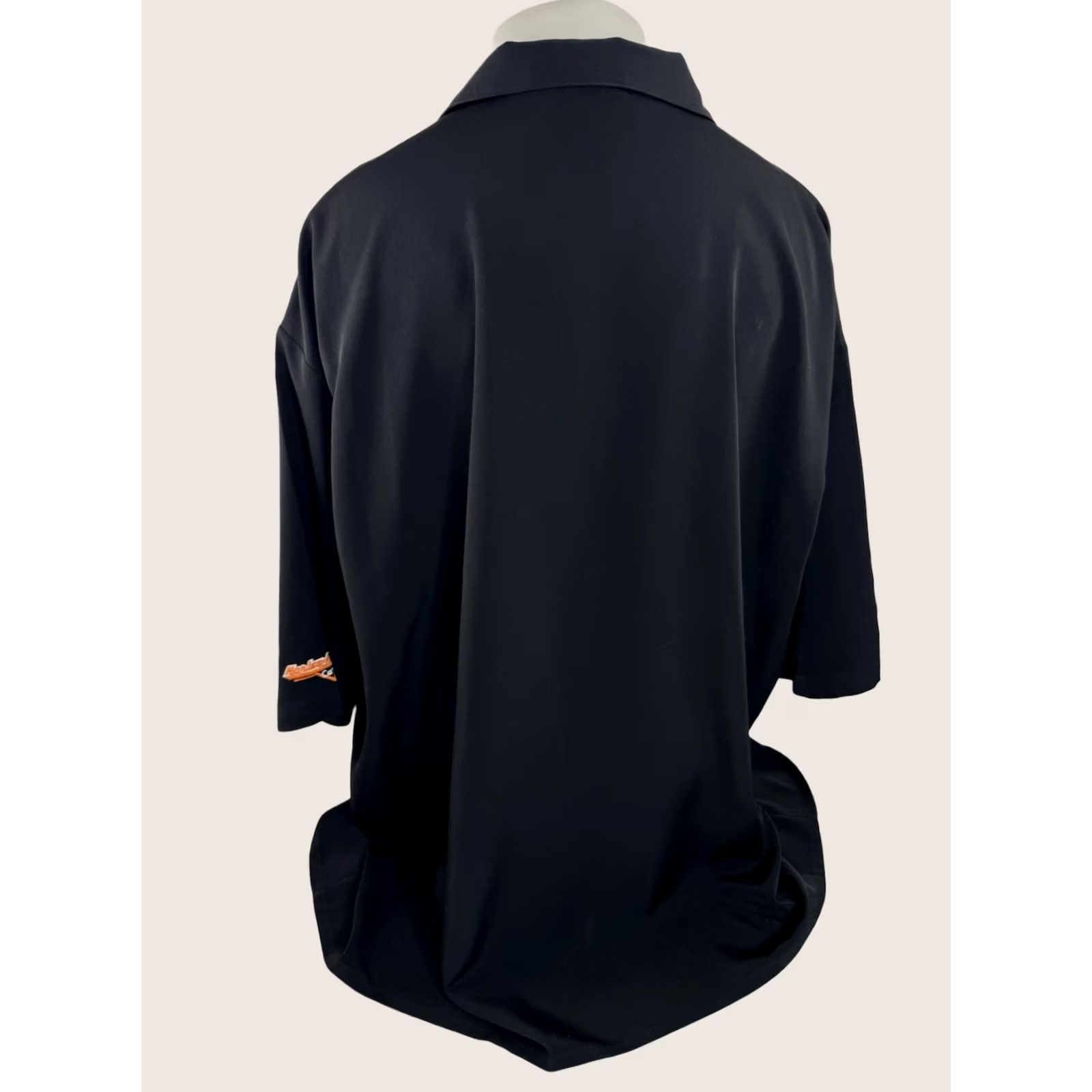 Harley Davidson Harley-Davidson Shirt 5XL Black / Orange Embroidered Biker Cafe Las Vegas Button-Up Short Sleeve Mens Included Size: 5XL Women? No Girls? No Size US XXL / EU 58 / 5 - 1 Thumbnail