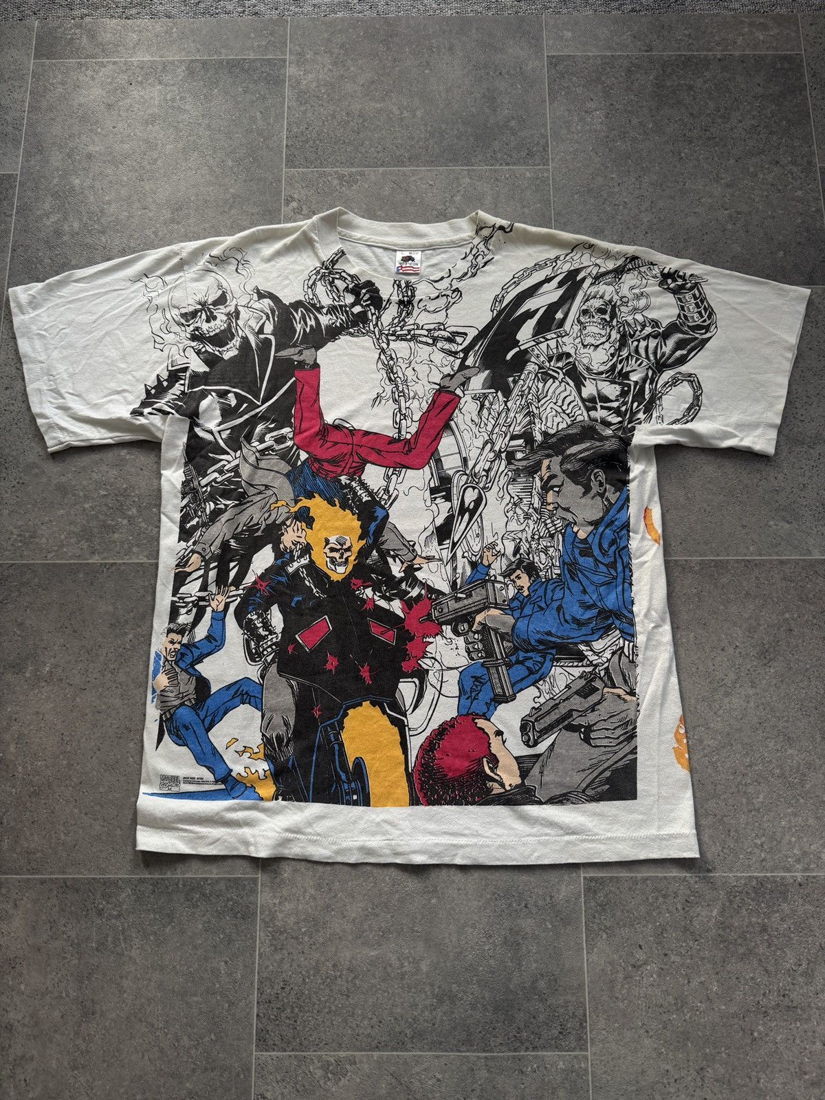 Ghost Rider Vintage Marvel Fruit of the Loom L OVP t shirt