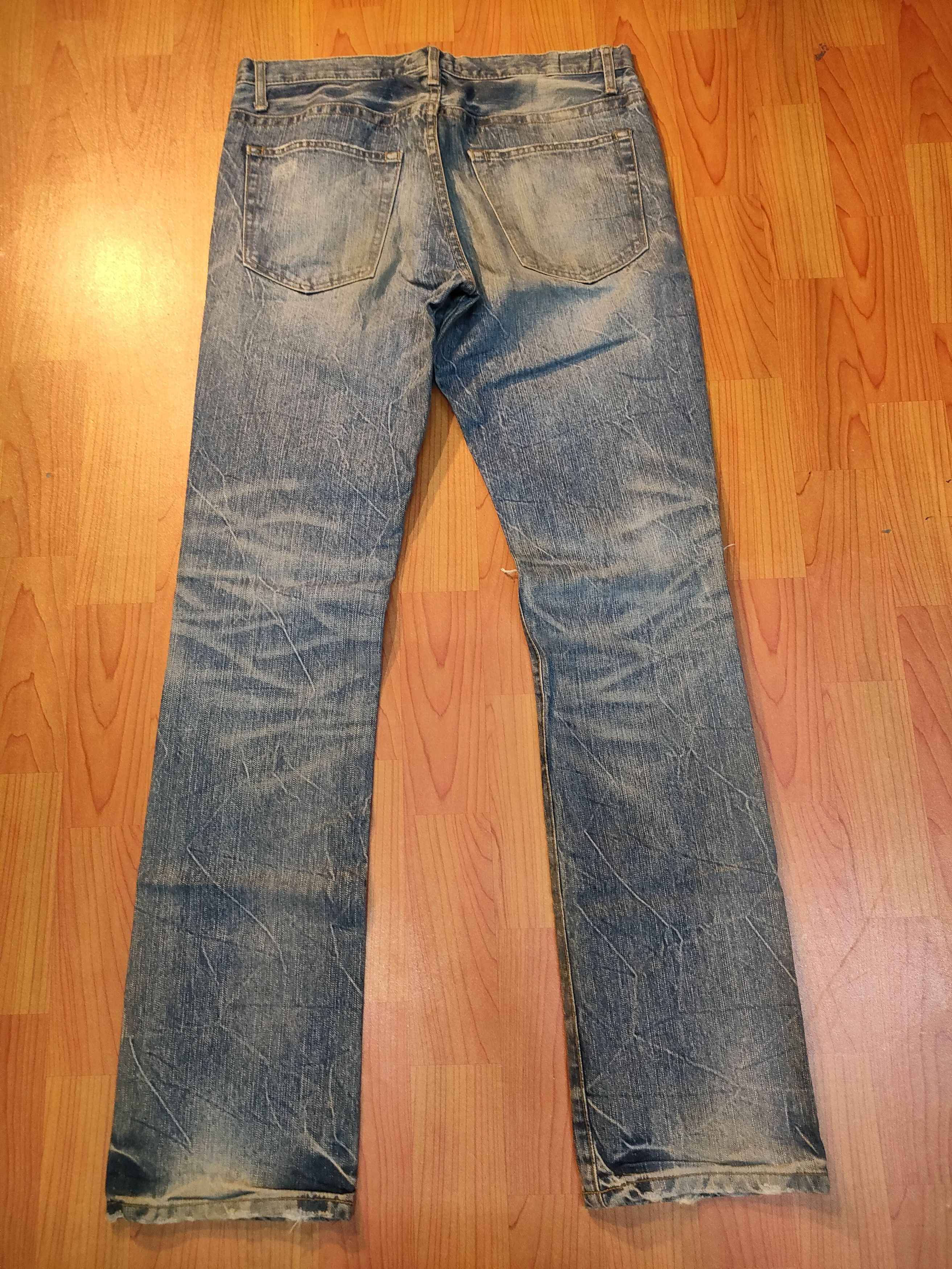 Blue Blue Japan × If Six Was Nine Distressed Blueway Japanese Brand Jeans Size US 32 / EU 48 - 3 Thumbnail